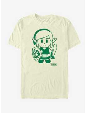 Nintendo The Legend of Zelda: Link's Awakening Link Avatar Outline T-Shirt, , hi-res