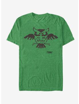 Nintendo The Legend of Zelda: Link's Awakening Owl Glyph T-Shirt, KEL HTR, hi-res