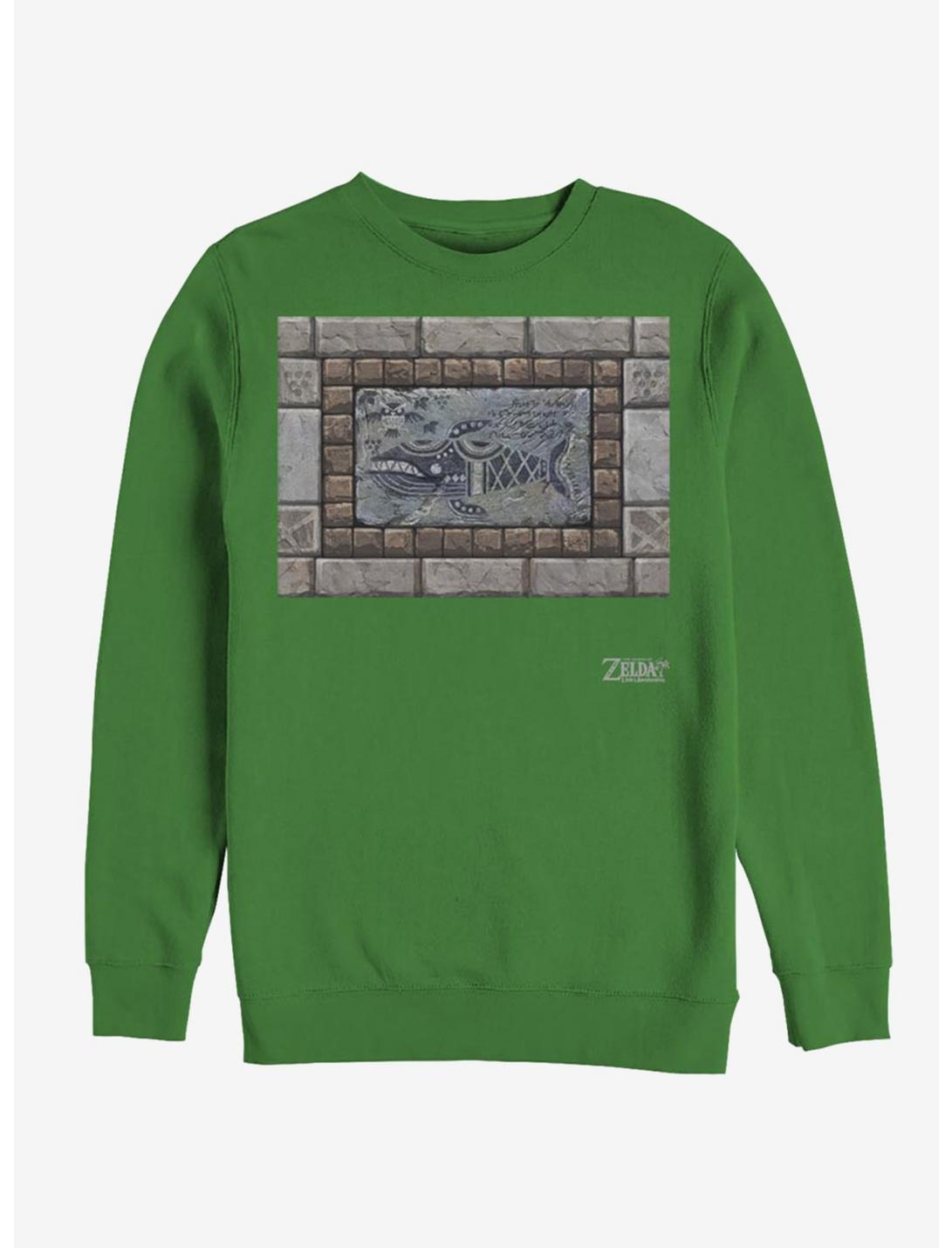 Nintendo The Legend of Zelda: Link's Awakening Whale Tablet Sweatshirt, KELLY, hi-res