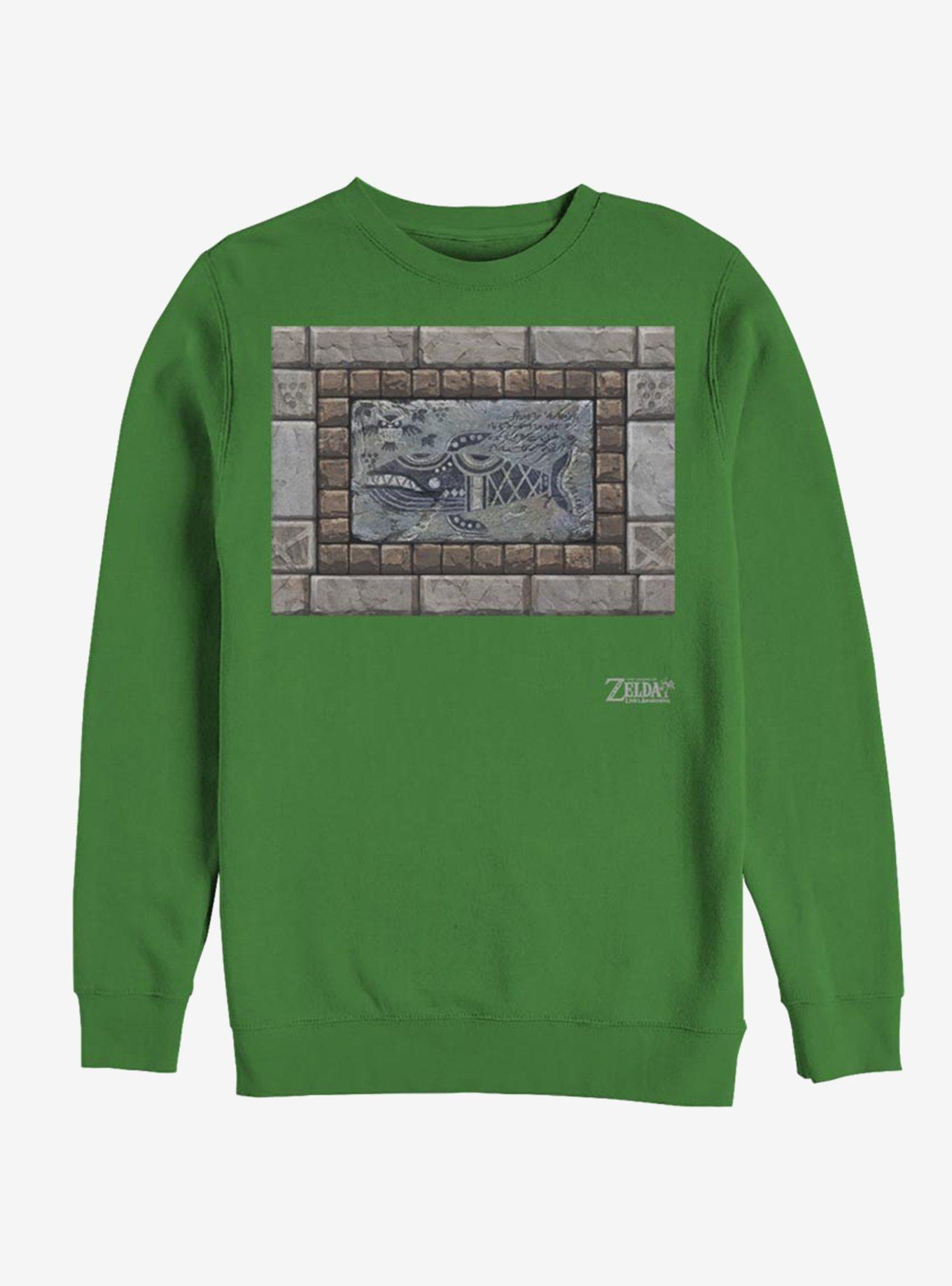 Nintendo The Legend of Zelda: Link's Awakening Whale Tablet Sweatshirt, KELLY, hi-res