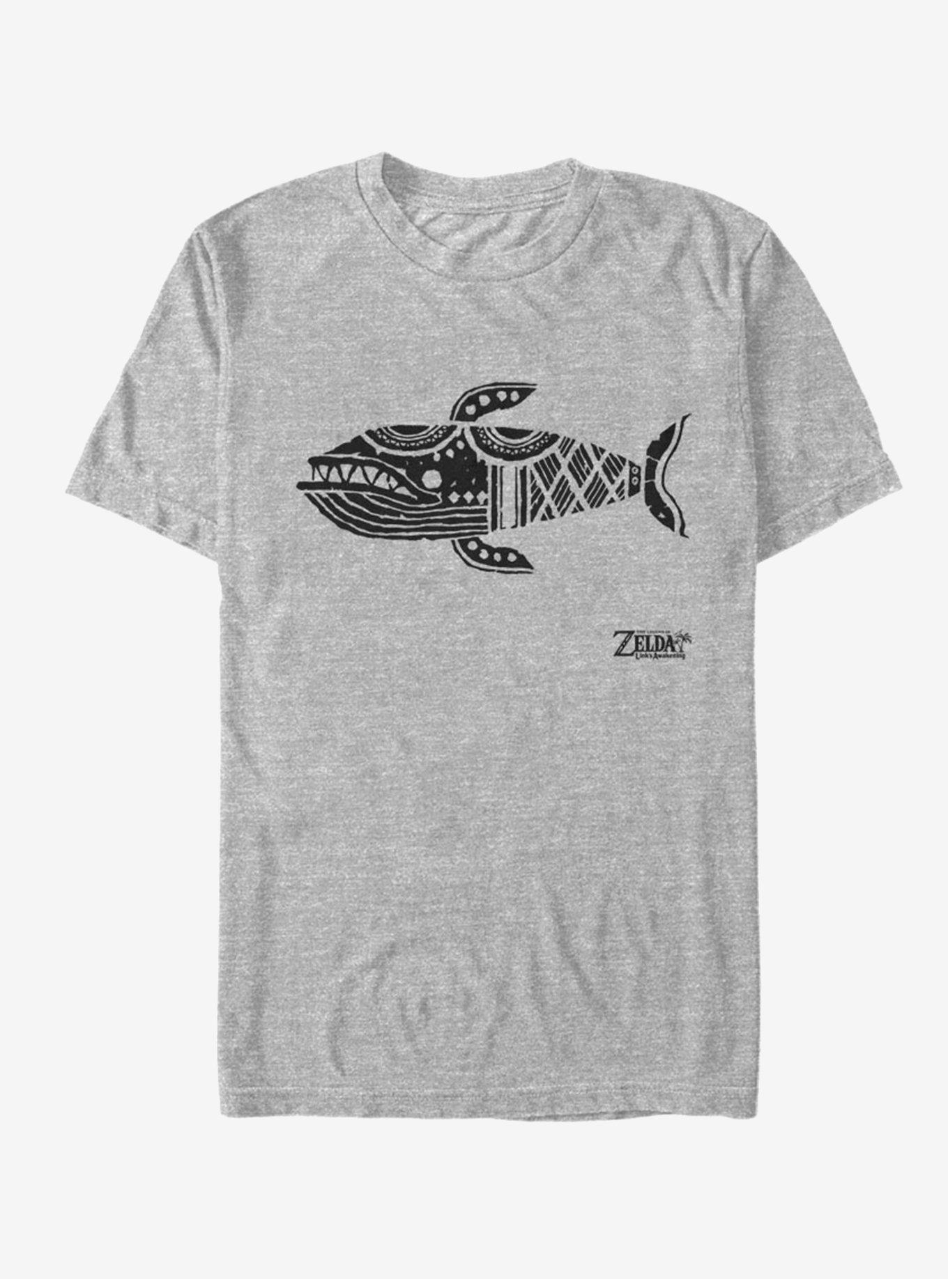 Nintendo The Legend of Zelda: Link's Awakening Whale Glyph T-Shirt ...