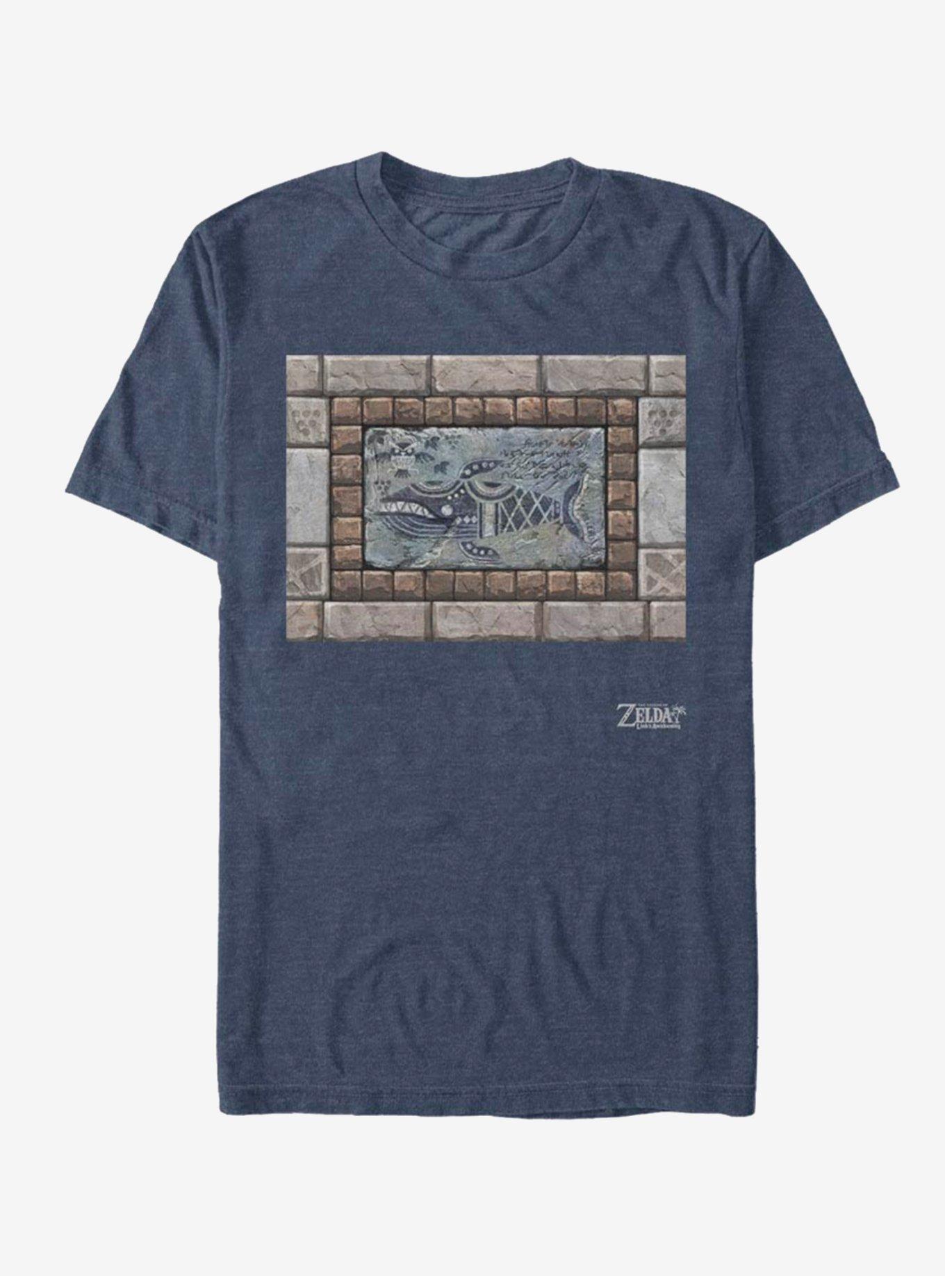 Nintendo The Legend of Zelda: Link's Awakening Whale Tablet T-Shirt, NAVY HTR, hi-res