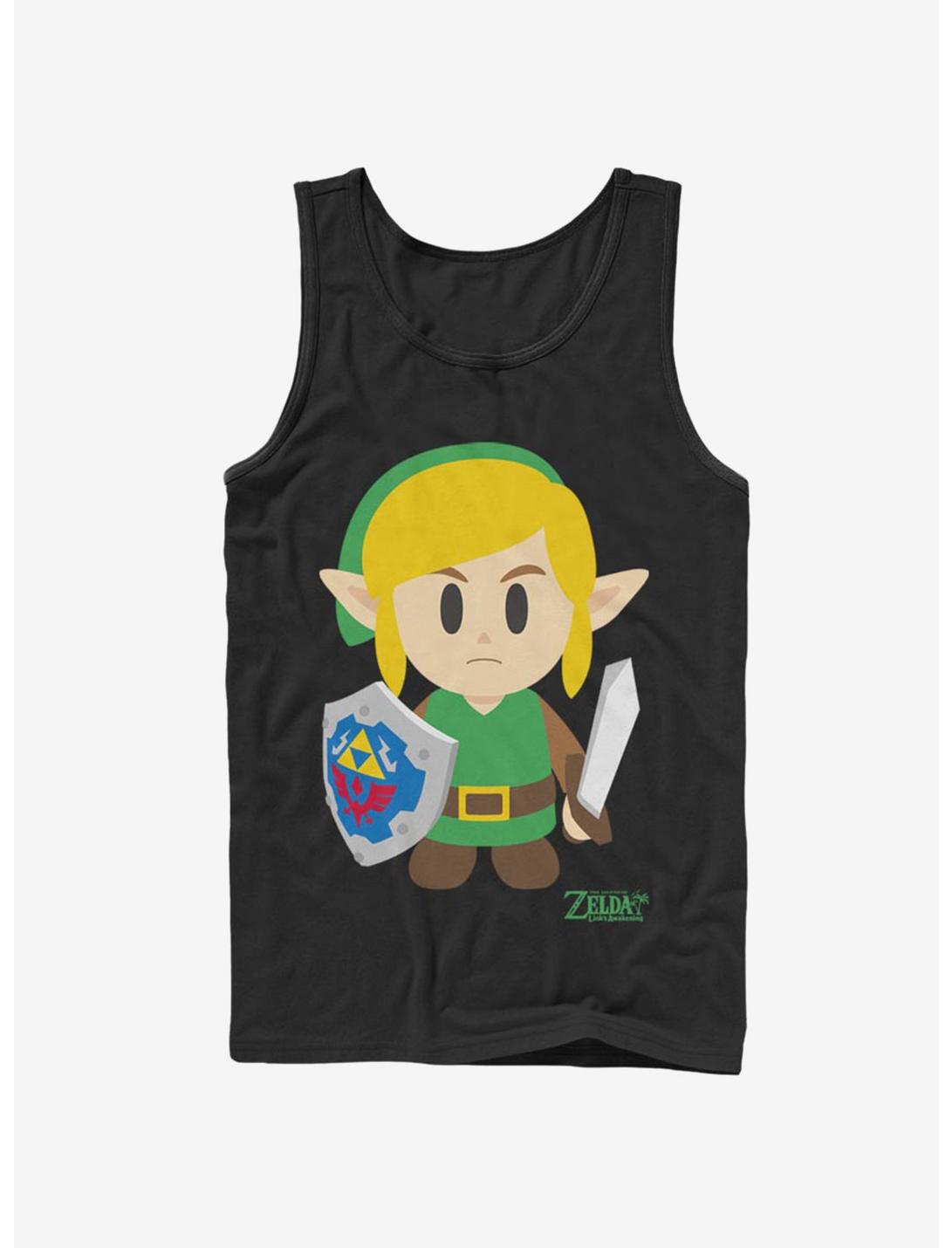 Nintendo The Legend of Zelda: Link's Awakening Link Avatar Color Tank, BLACK, hi-res