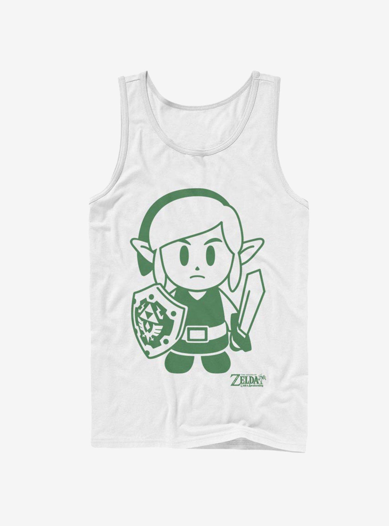 Nintendo The Legend of Zelda: Link's Awakening Link Avatar Outline Tank