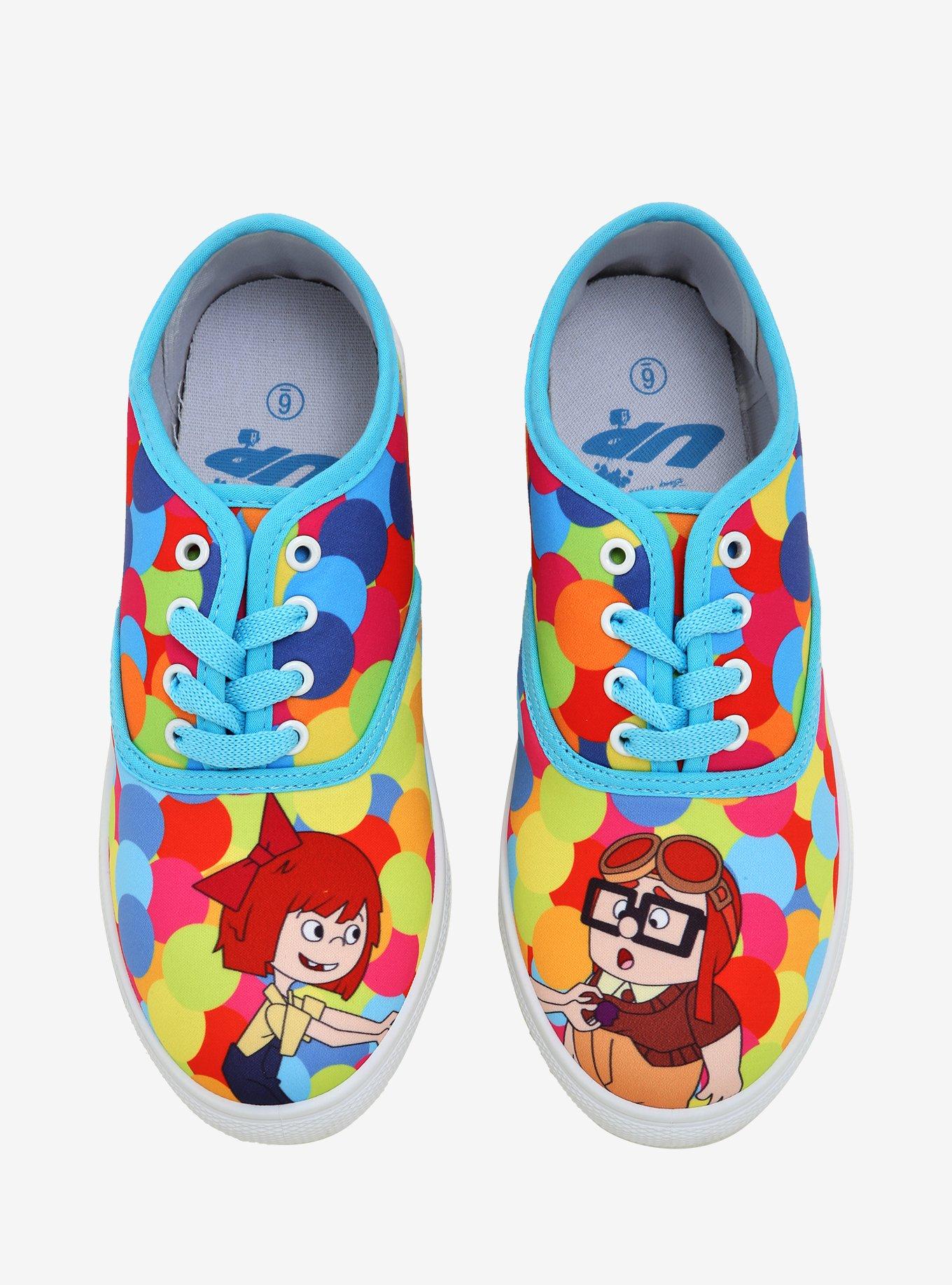 Disney Pixar Up Carl & Ellie Balloons Lace-Up Sneakers, MULTI, hi-res