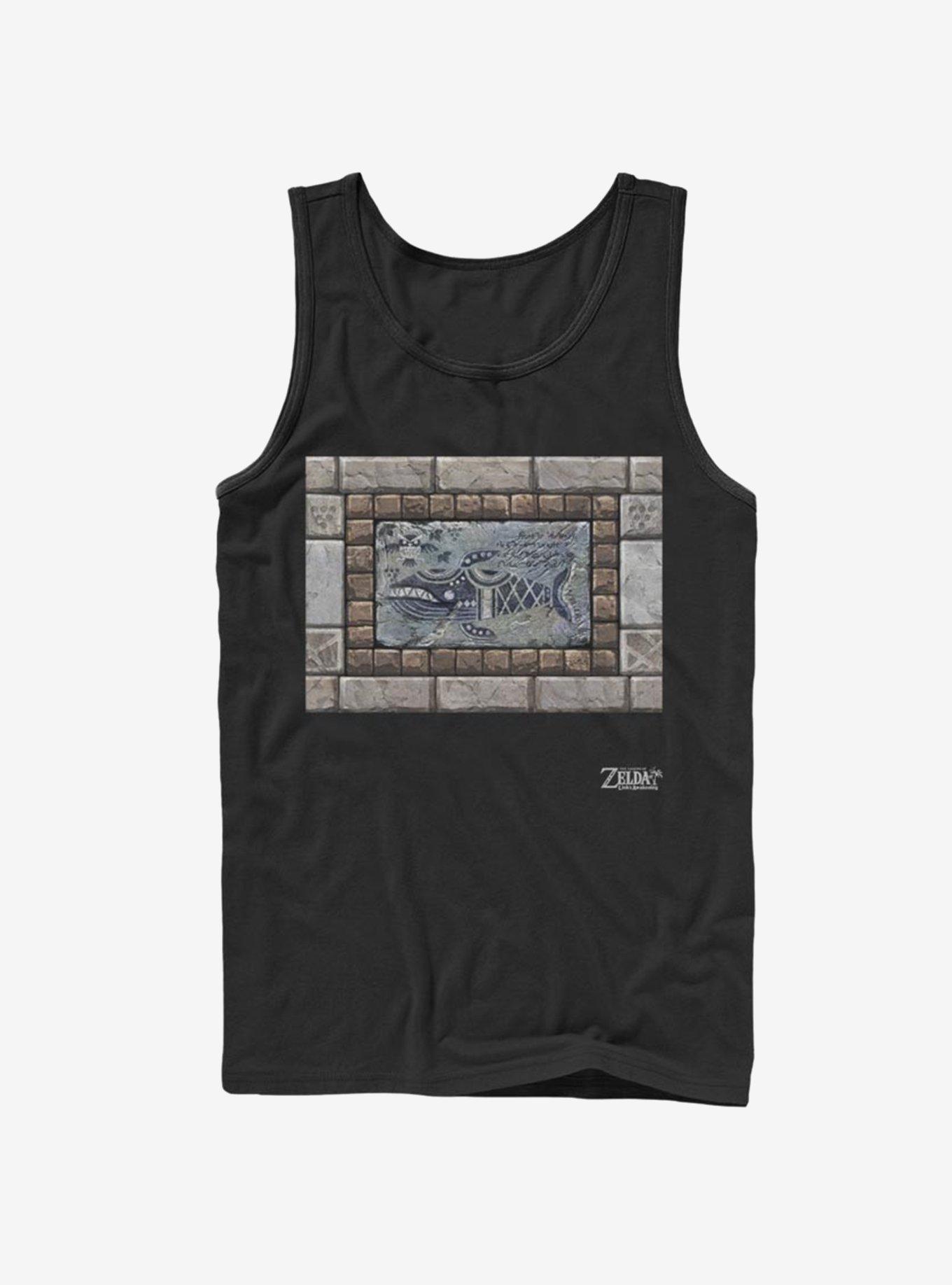 Nintendo The Legend of Zelda: Link's Awakening Whale Tablet Tank, BLACK, hi-res