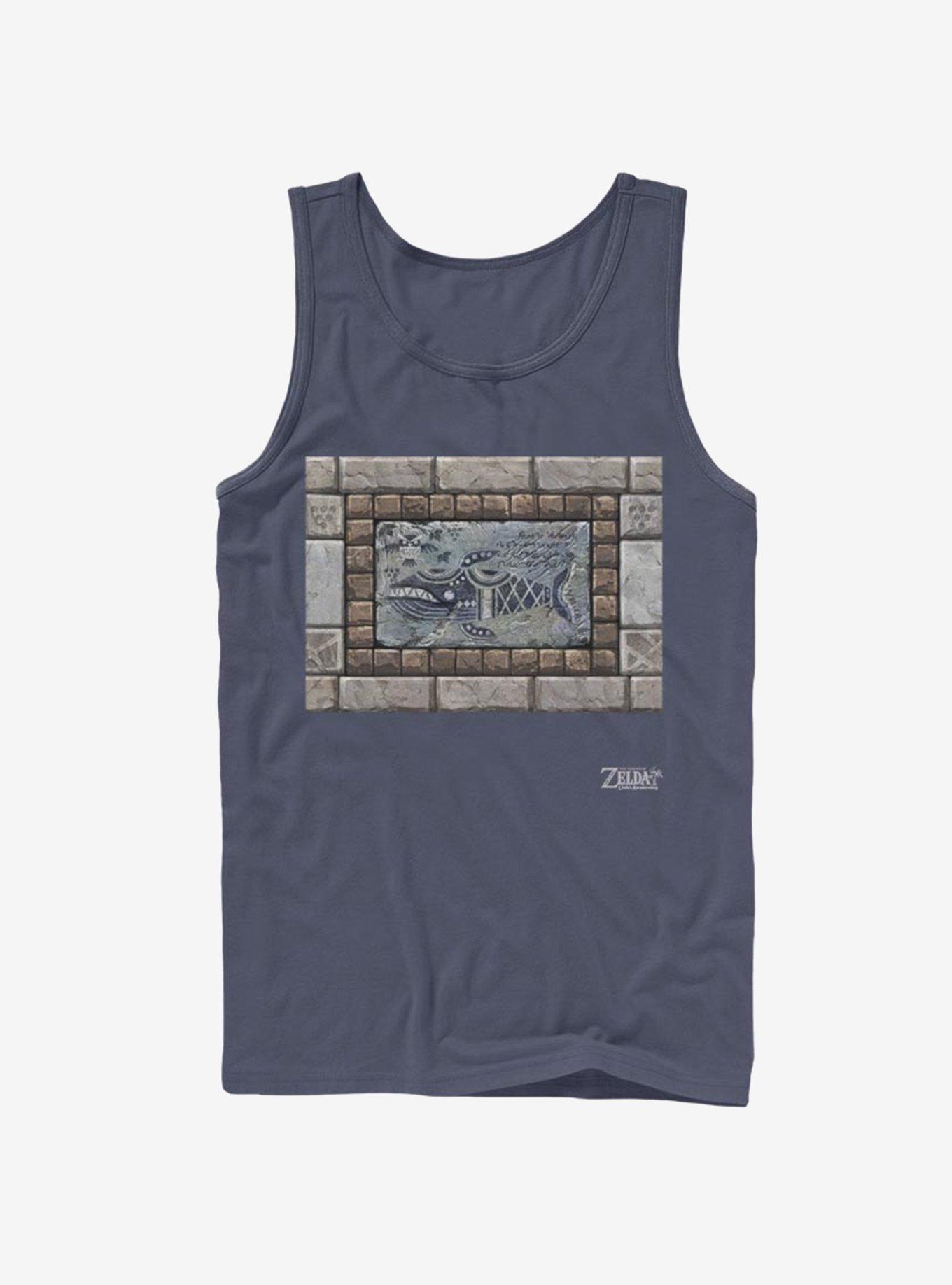 Nintendo The Legend of Zelda: Link's Awakening Whale Tablet Tank, NAVY, hi-res