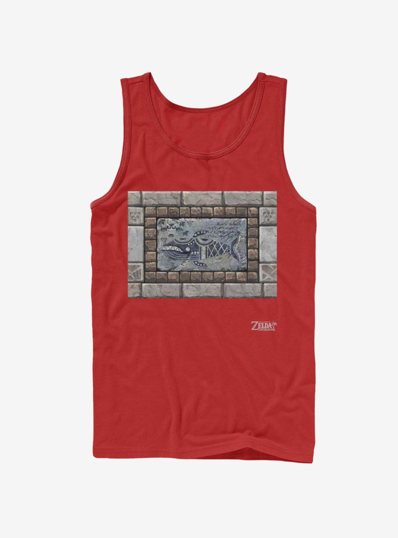 Nintendo The Legend of Zelda: Link's Awakening Whale Tablet Tank, RED, hi-res