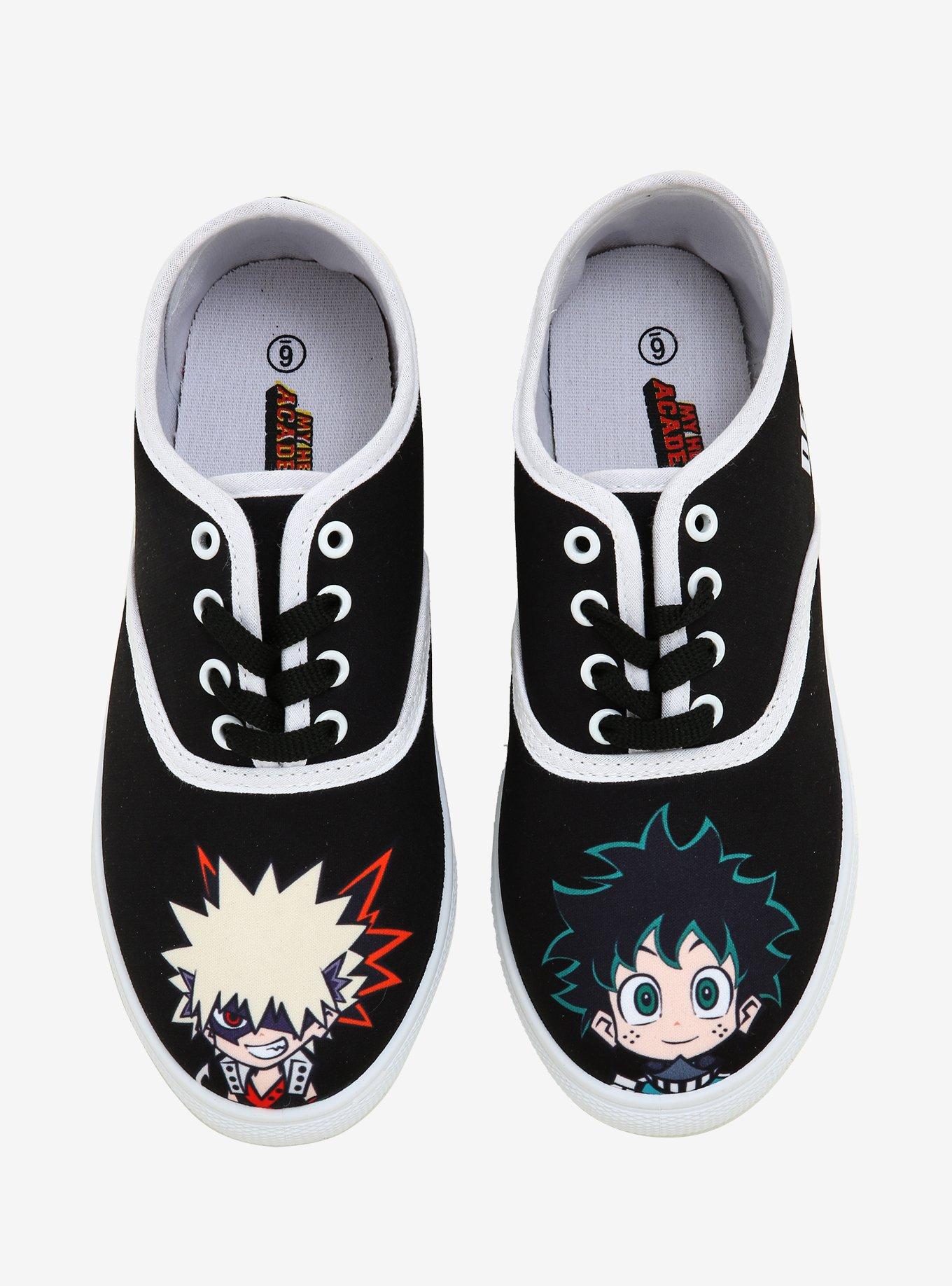 My Hero Academia Deku & Bakugo Chibi Lace-Up Sneakers, MULTI, hi-res