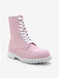 Pastel Pink Combat Boots, MULTI, hi-res