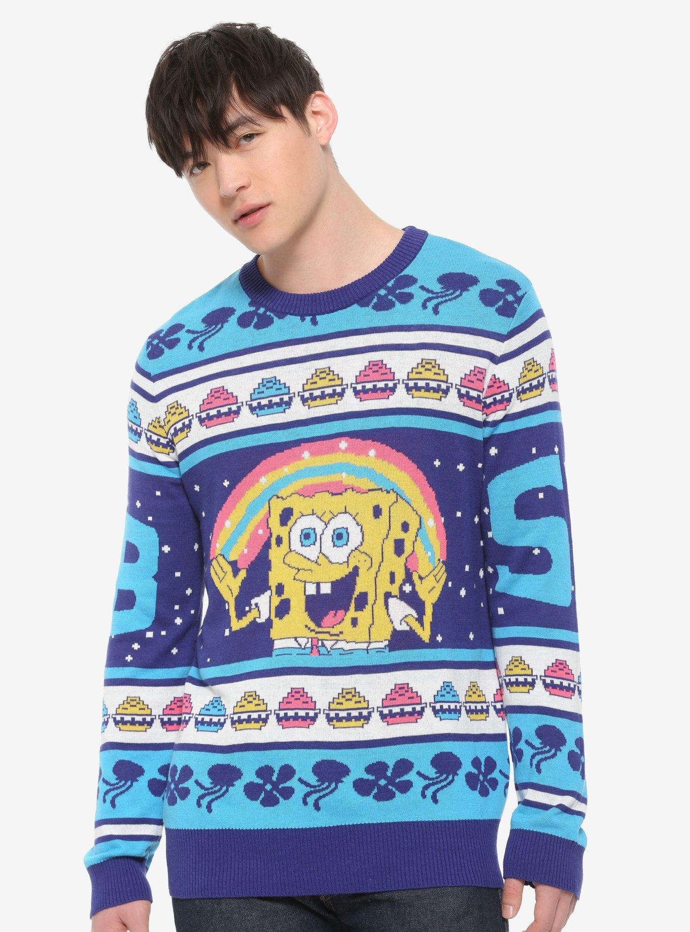 SpongeBob SquarePants Krabby Patty Holiday Sweater, MULTI, hi-res