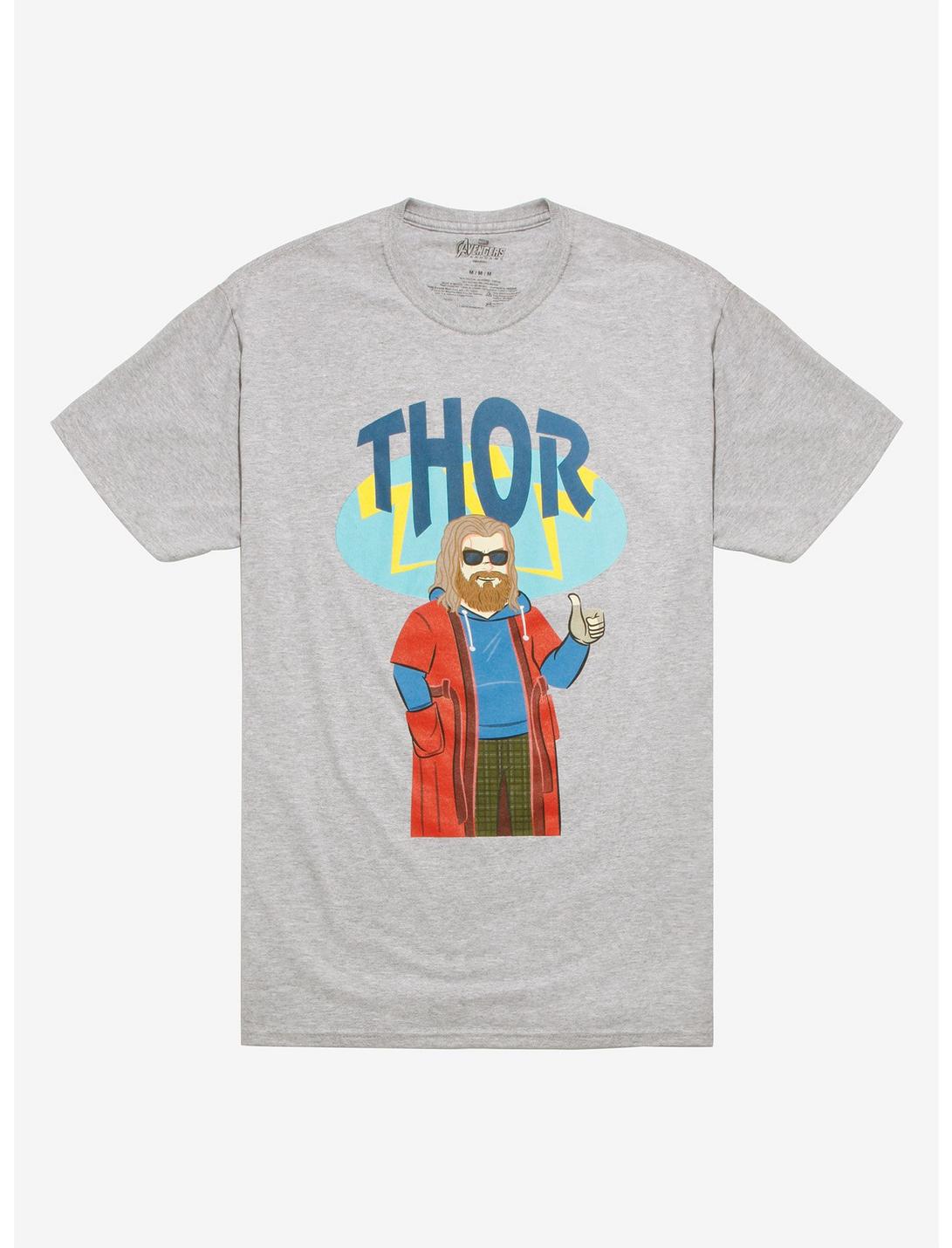 Marvel Avengers: Endgame Cartoon Thor T-Shirt, MULTI, hi-res