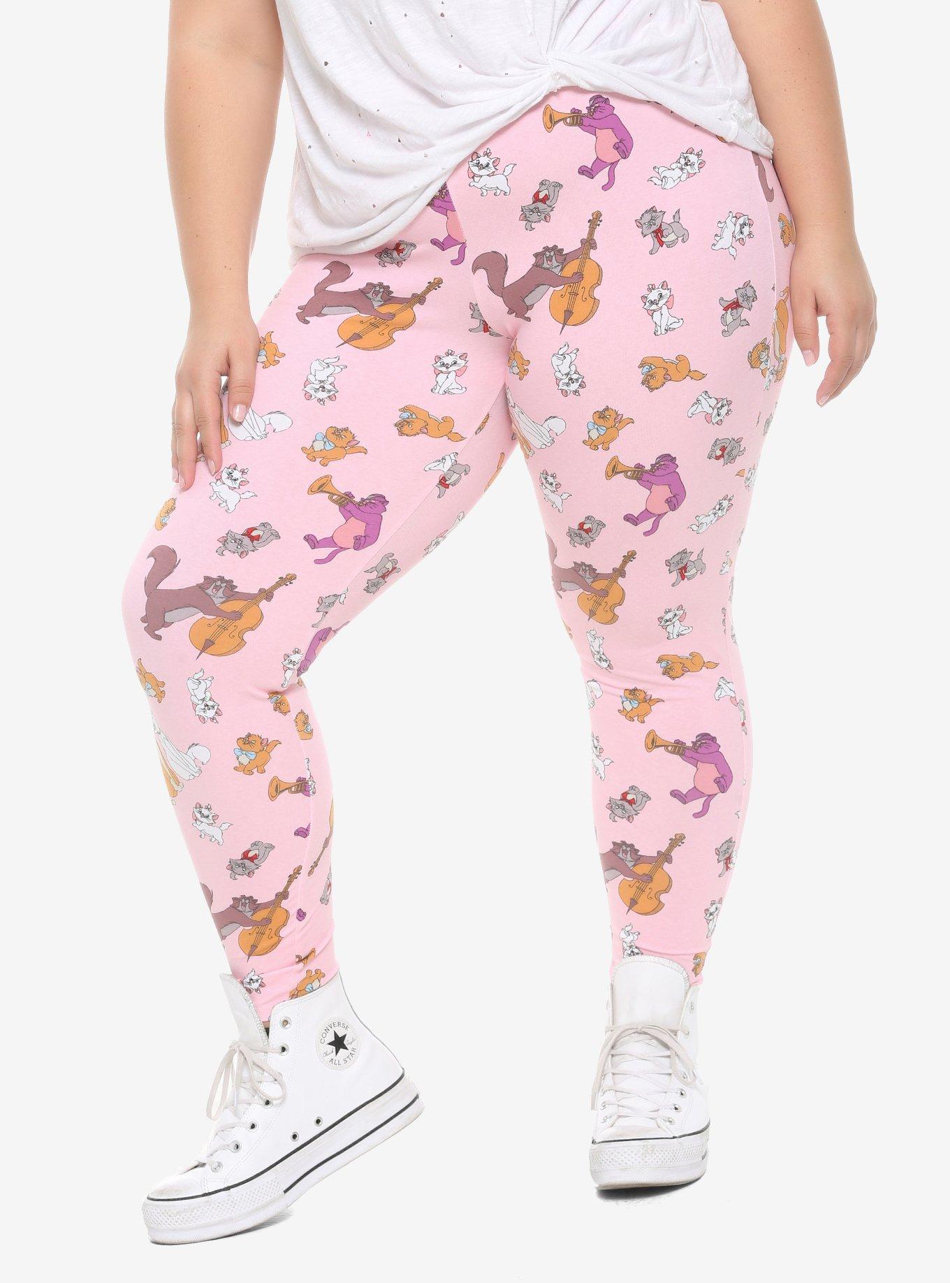 Disney The Aristocats Music Cats Leggings Plus Size