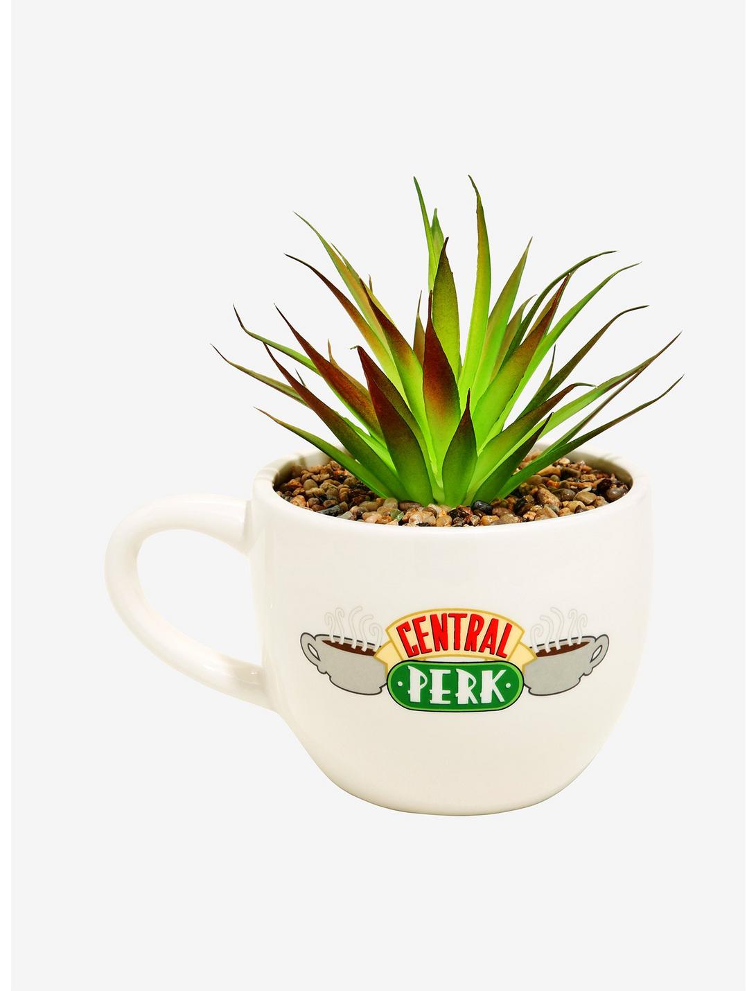 Friends Faux Succulent Central Perk Mug Planter, , hi-res