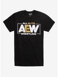 All Elite Wrestling Logo T-Shirt, BLACK, hi-res