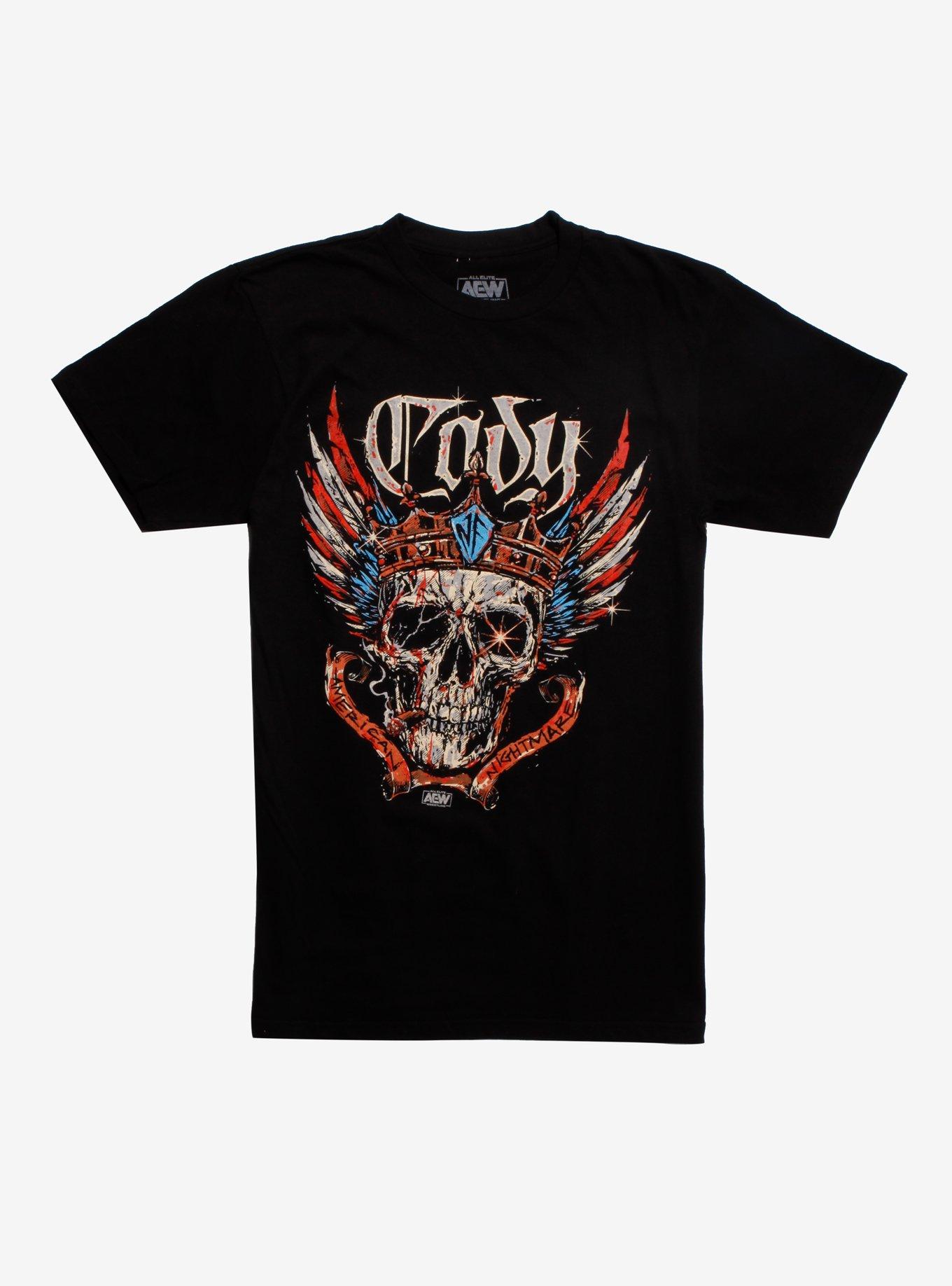 All Elite Wrestling Cody Skull T-Shirt, BLACK, hi-res