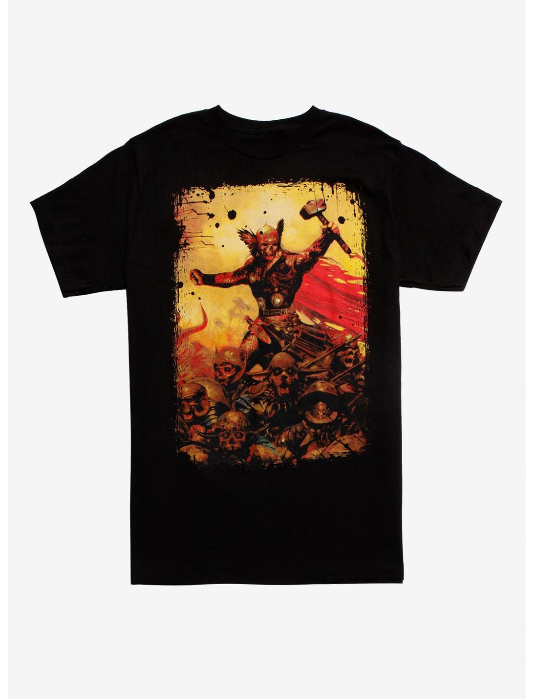 Marvel Zombies Thor T-Shirt, BLACK, hi-res
