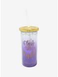 Disney Tangled Glitter Acrylic Travel Cup, , hi-res