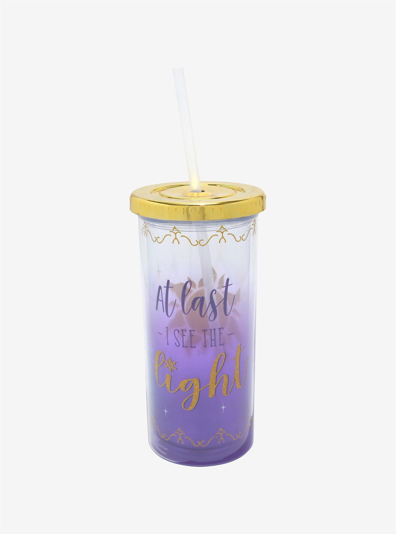 Disney Store Alice in Wonderland Acrylic Tumbler with Color Change Straw -   shop