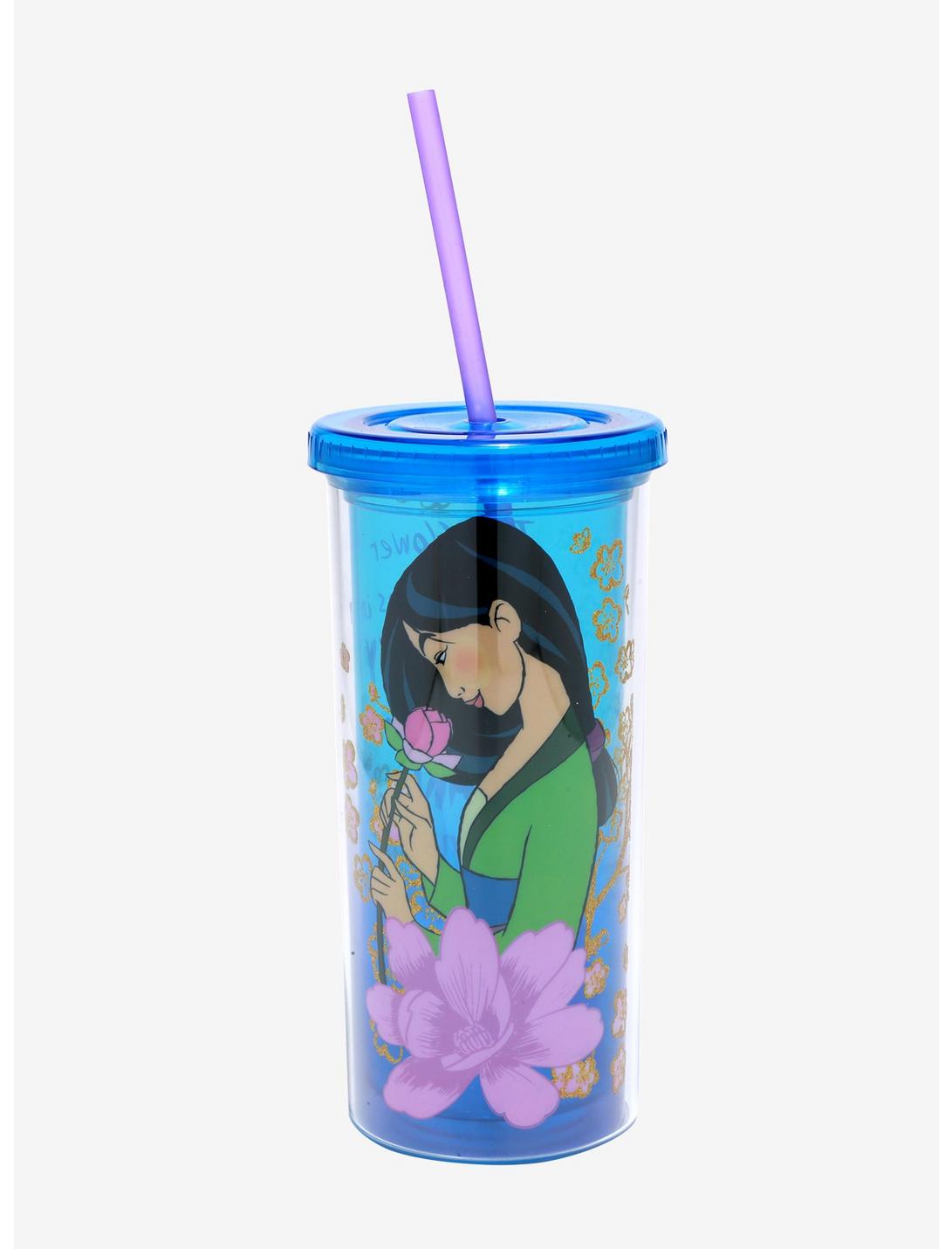 Disney Mulan Flower Acrylic Travel Cup, , hi-res