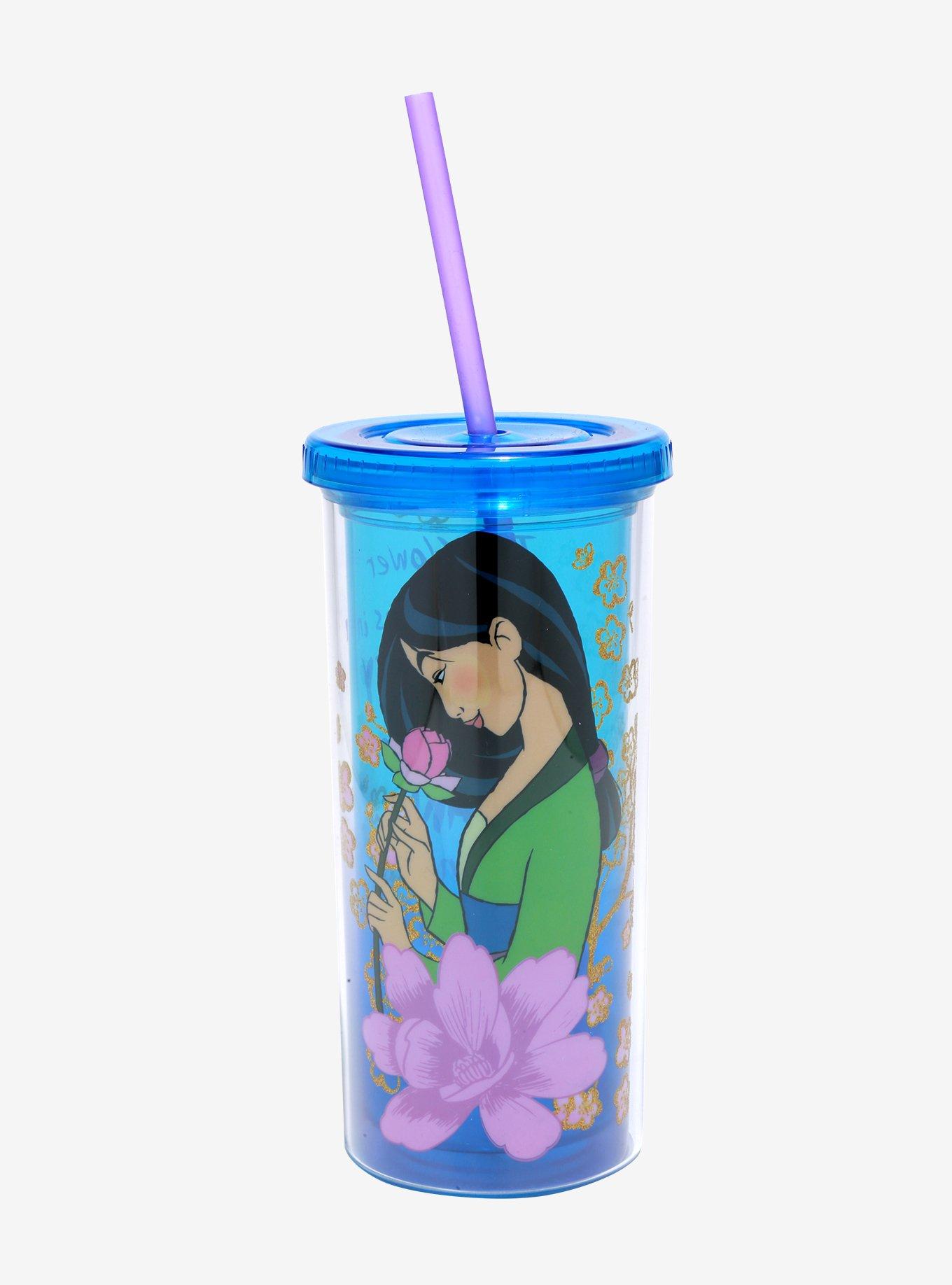 Disney Mulan Flower Acrylic Travel Cup, , hi-res