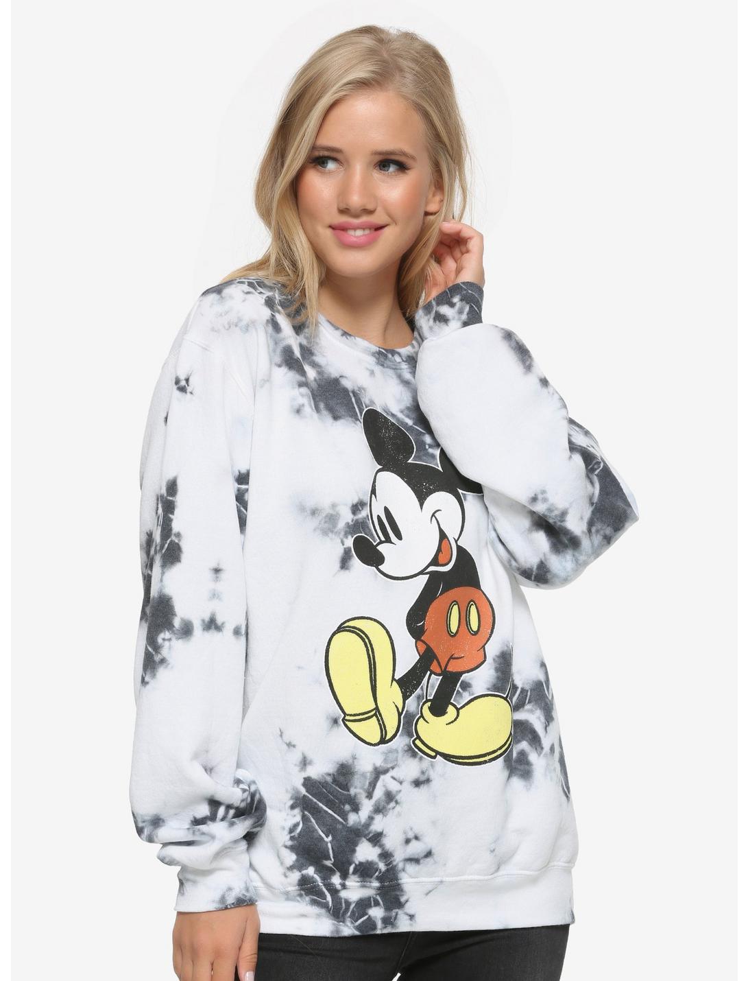 Disney Mickey Mouse Cloud Wash Crewneck, MULTI, hi-res
