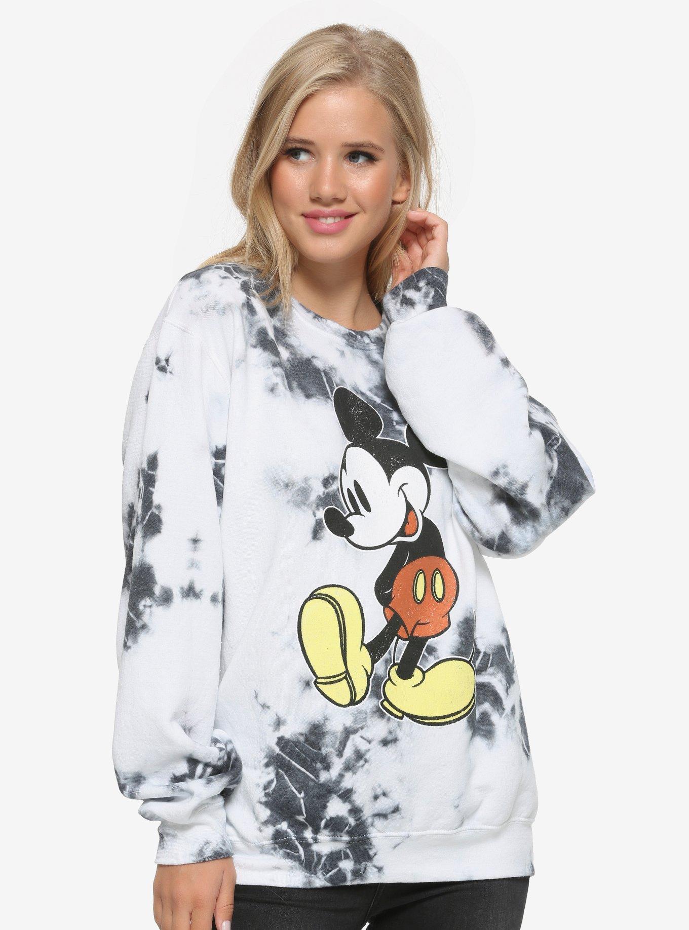 Disney Mickey Mouse Cloud Wash Crewneck, MULTI, hi-res