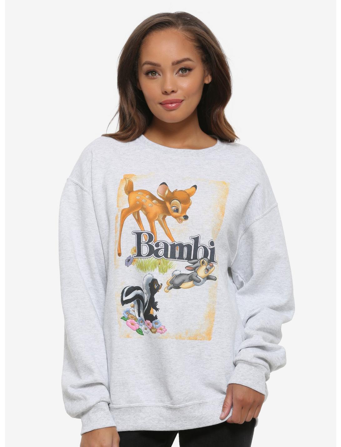 Disney Bambi Vintage Poster Women's Sweatshirt, MULTI, hi-res