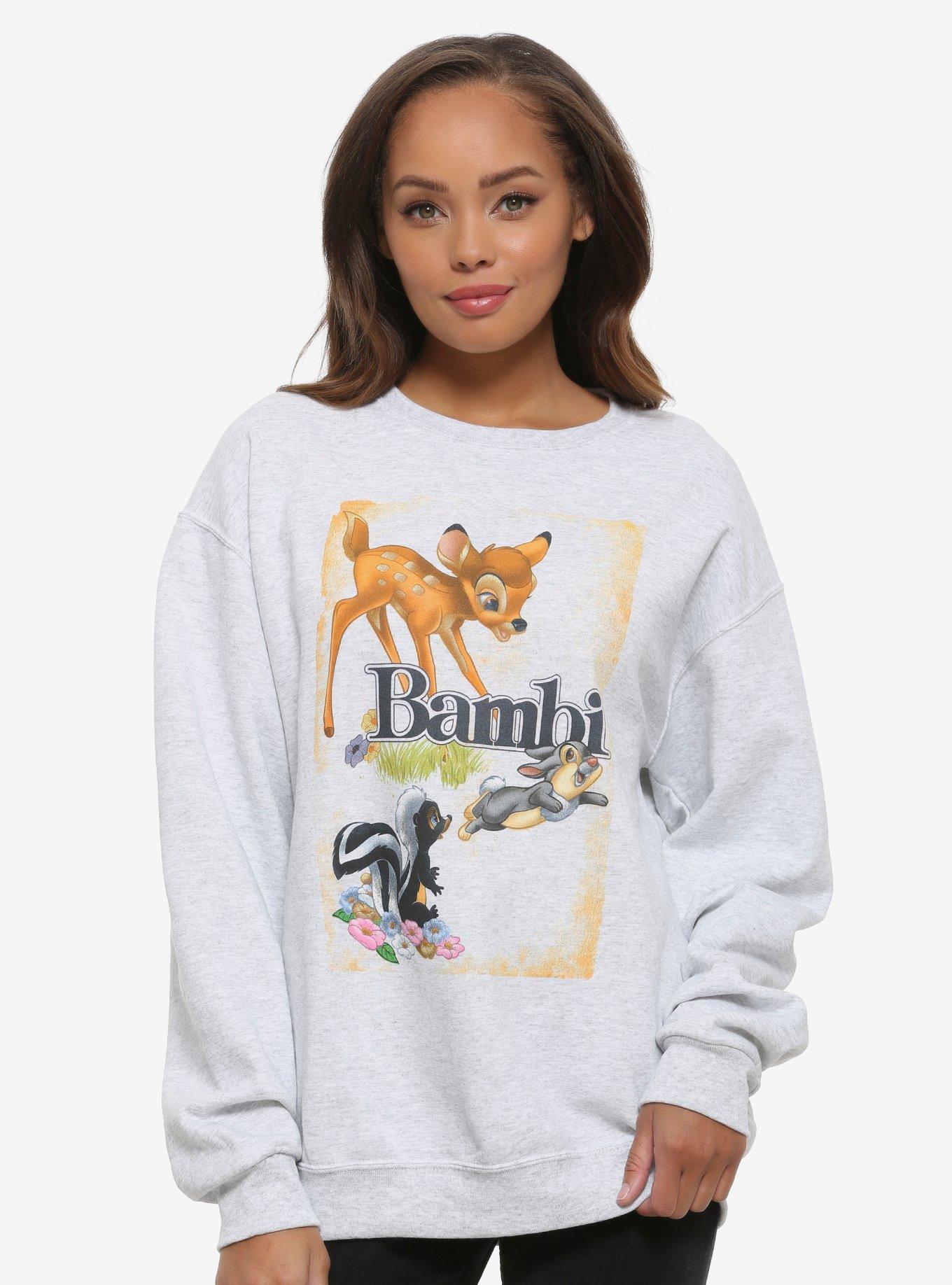 Disney Bambi Vintage Poster Women's Sweatshirt, MULTI, hi-res