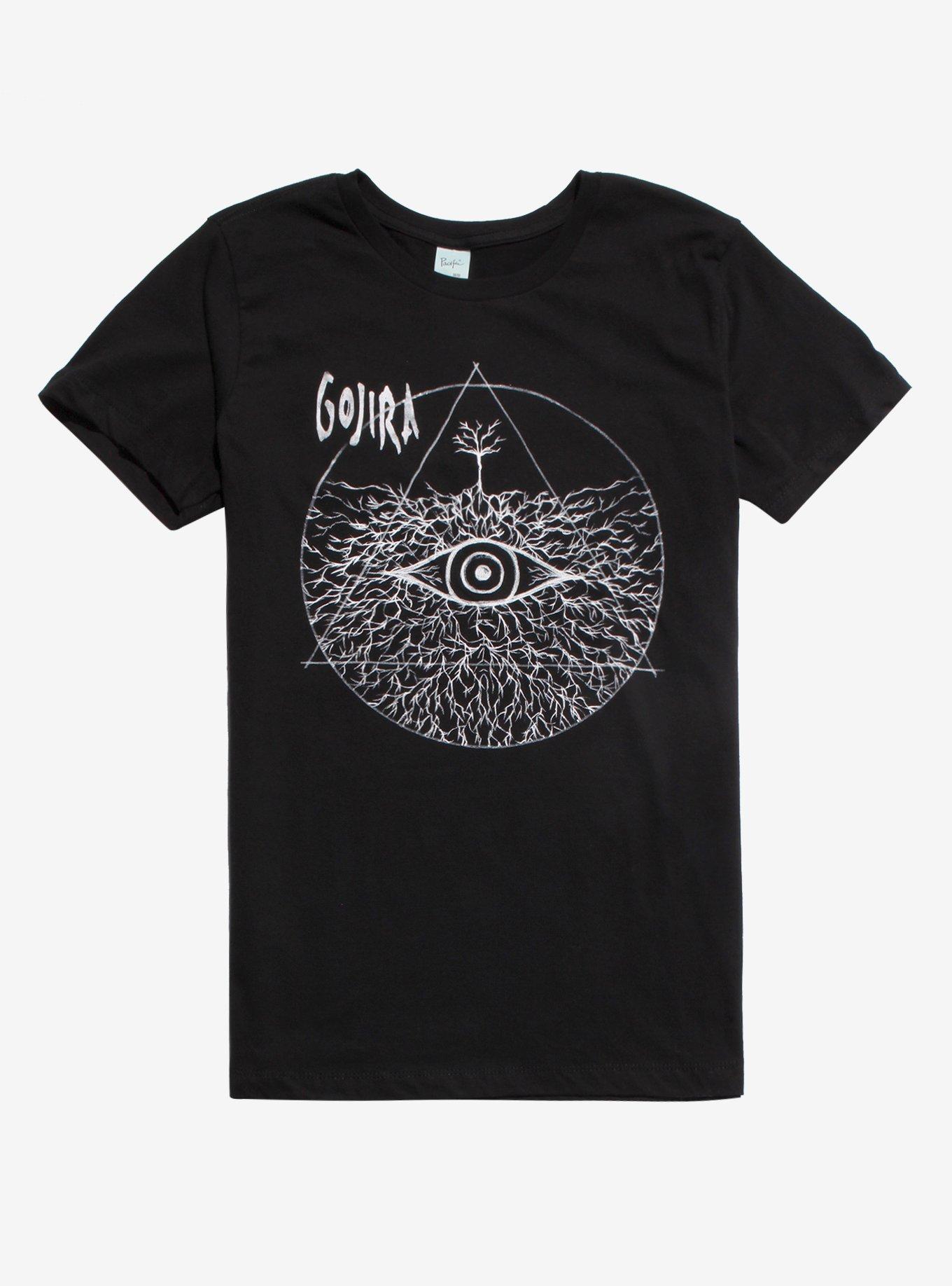 Gojira Tree Roots & Eye T-Shirt, BLACK, hi-res