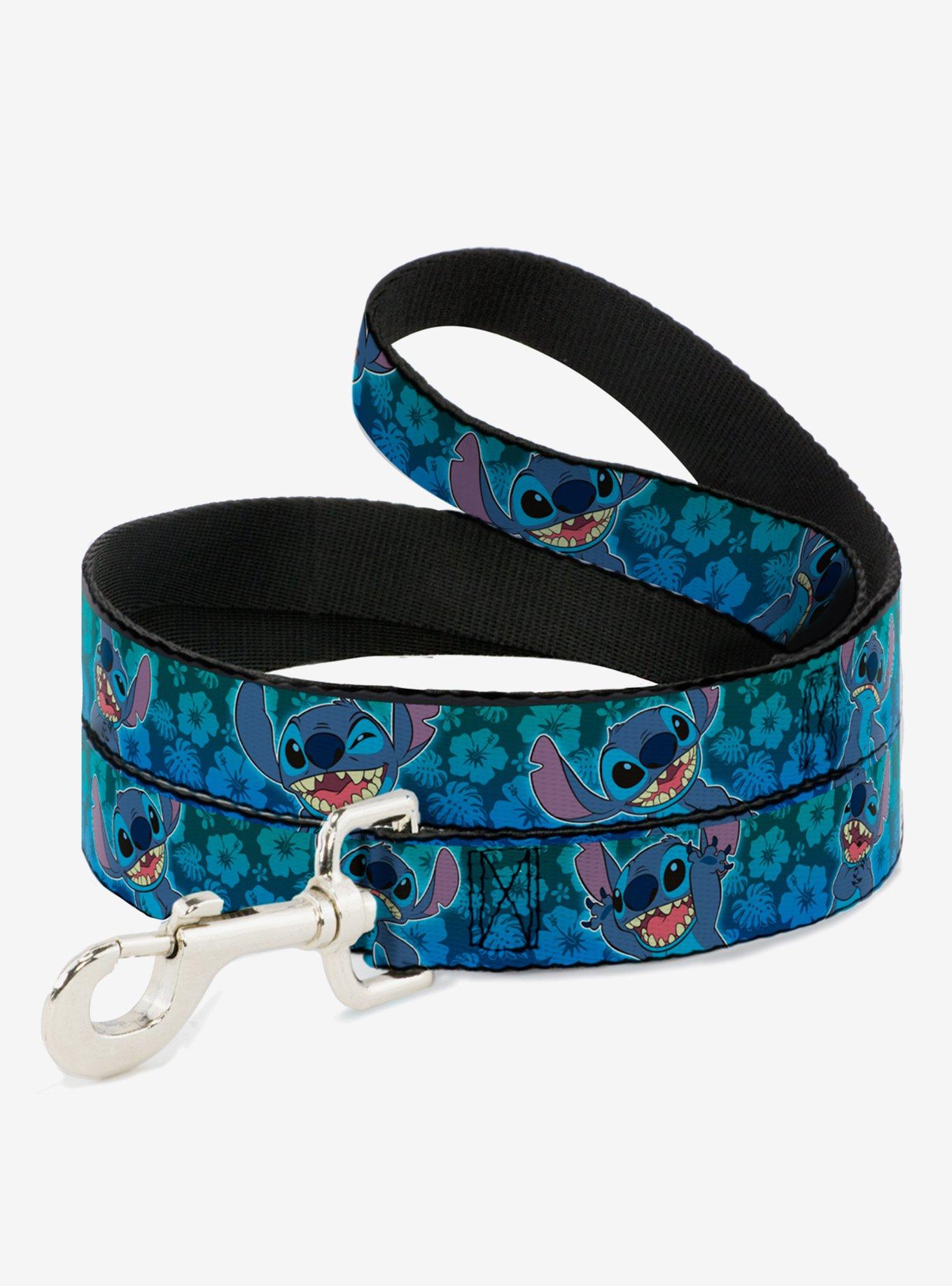 Disney Lilo & Stitch Expressions Hibiscus Collage Dog Leash, , hi-res