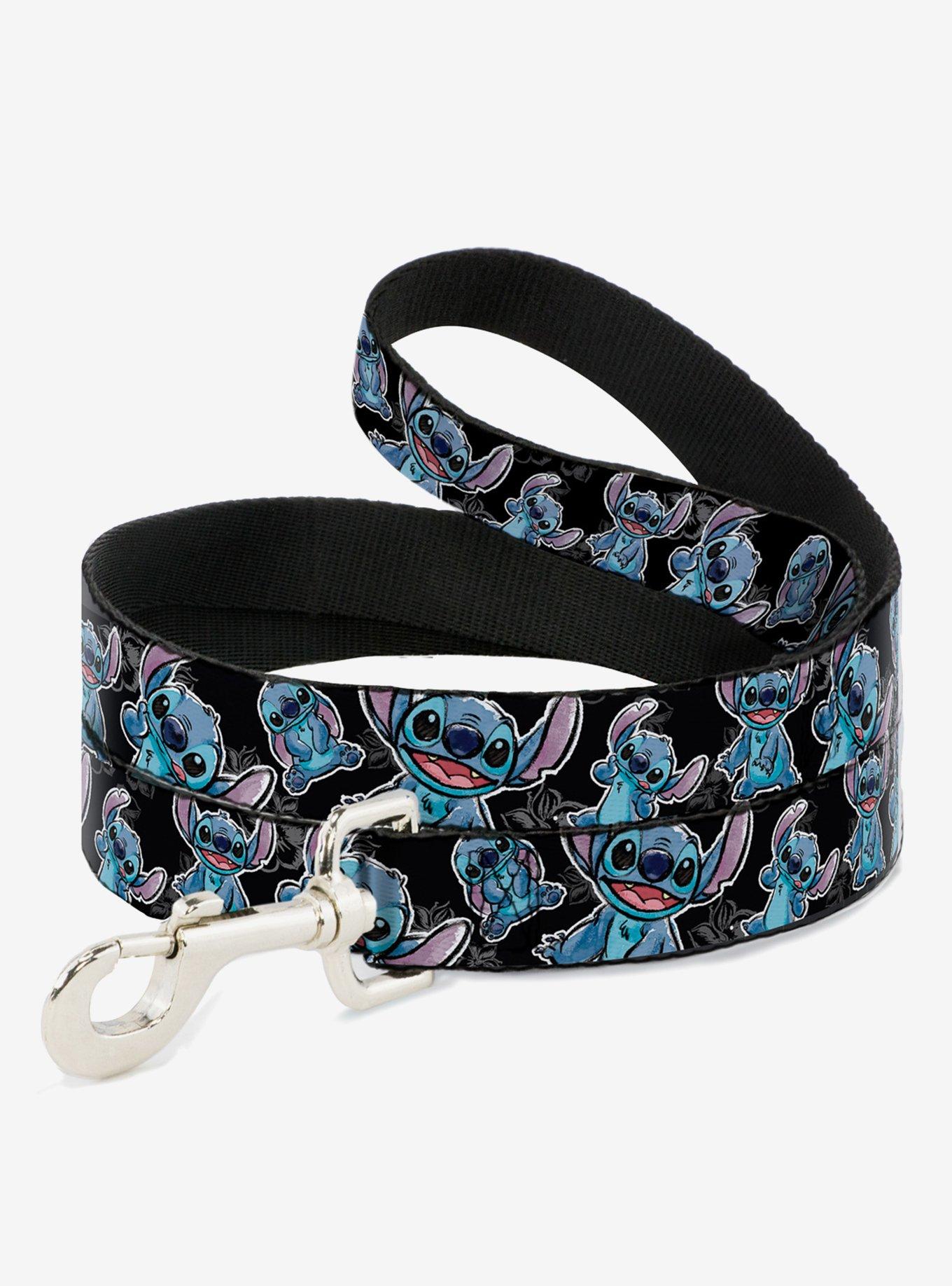 Disney Lilo & Stitch Poses Hibiscus Sketch Dog Leash, , hi-res