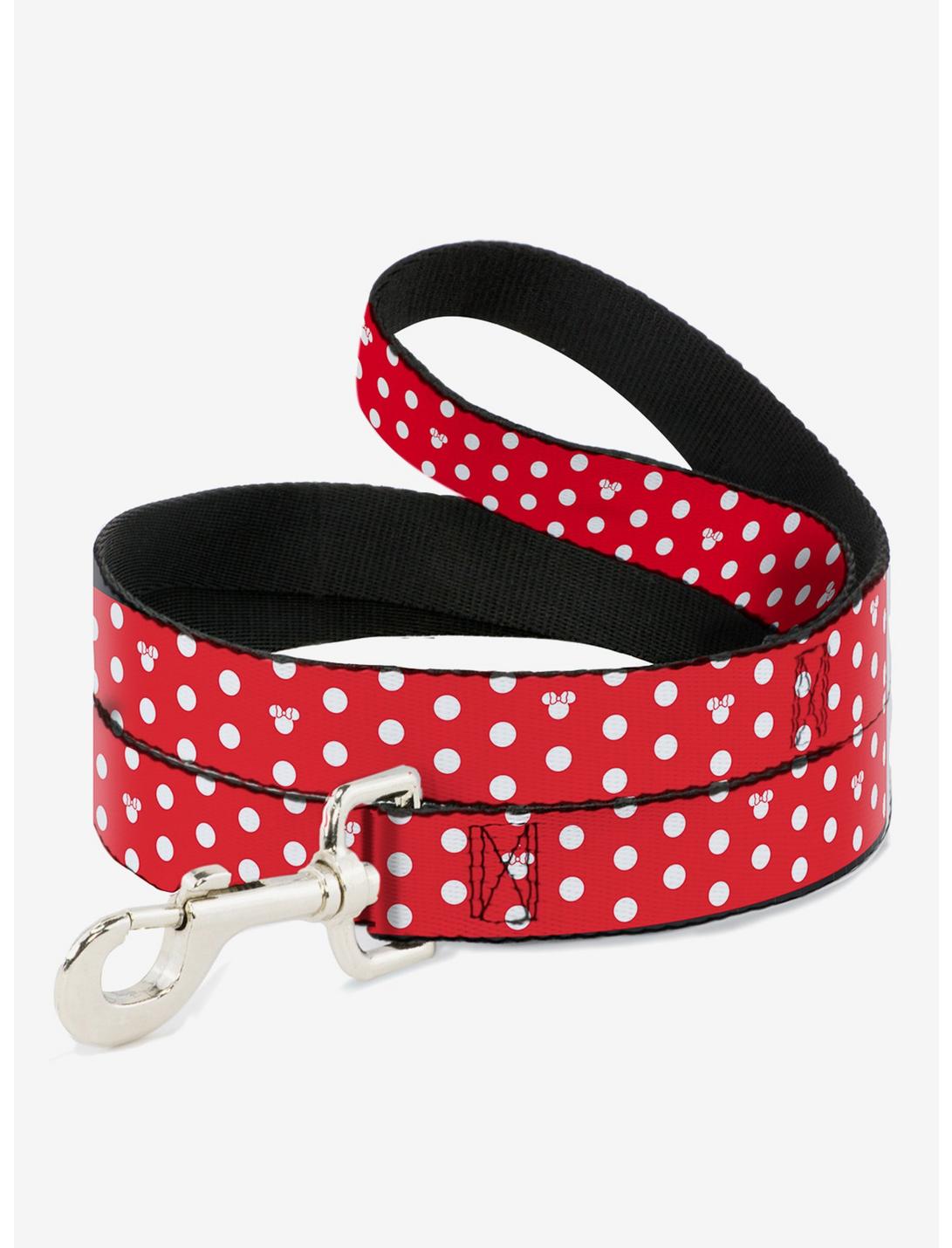 Disney Minnie Mouse Polka Dot Mini Silhouette Dog Leash, , hi-res