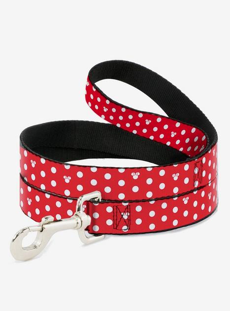 Disney Minnie Mouse Polka Dot Mini Silhouette Dog Leash | BoxLunch