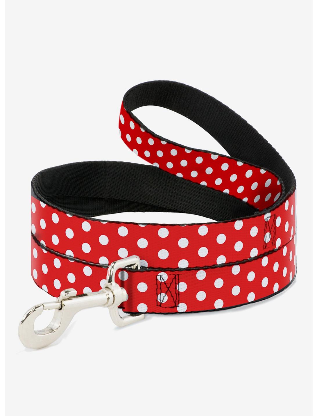 Disney Minnie Mouse Polka Dots Dog Leash, , hi-res