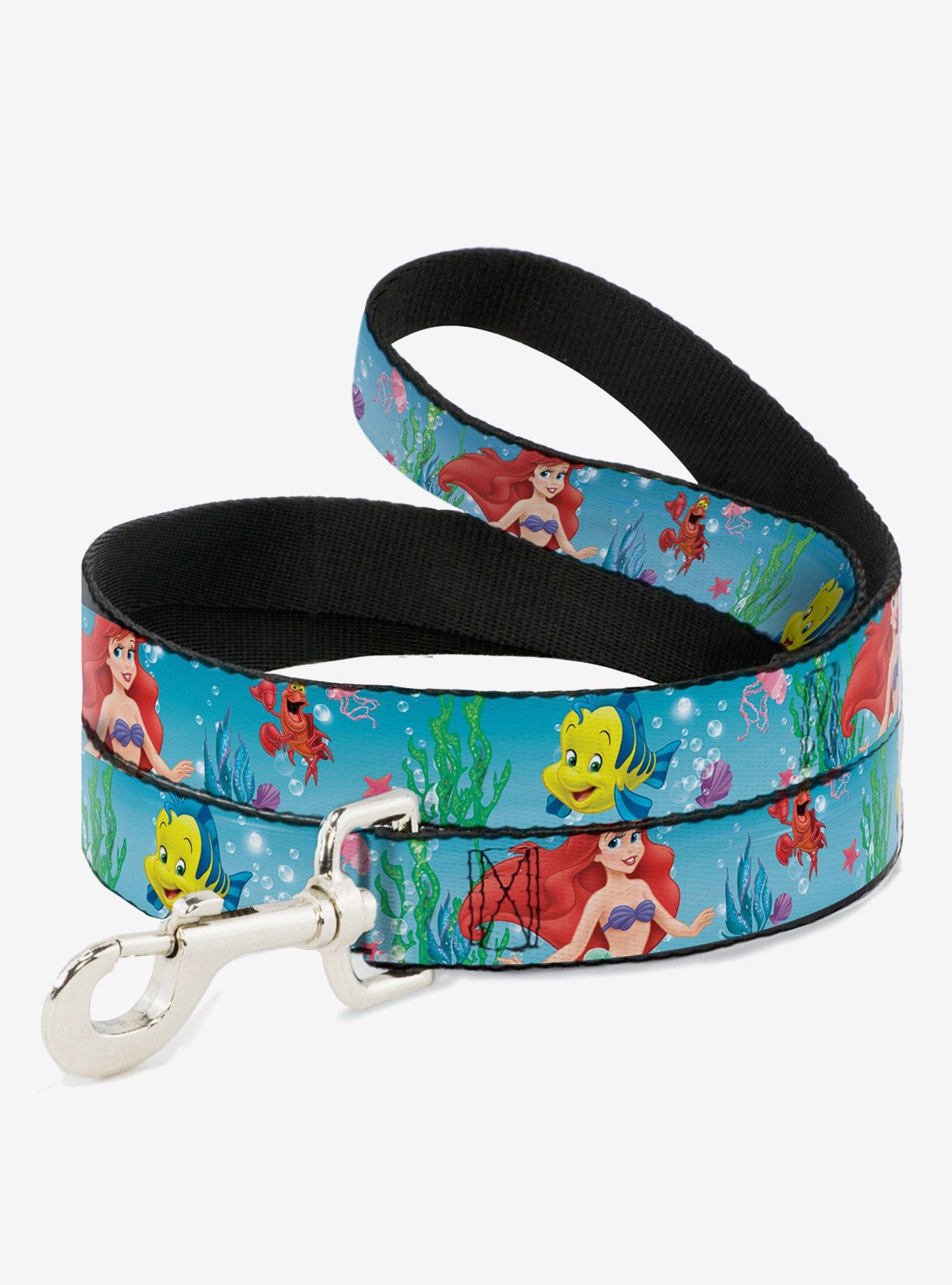 Disney The Little Mermaid Ariel Sebastian Flounder Scene Dog Leash, , hi-res