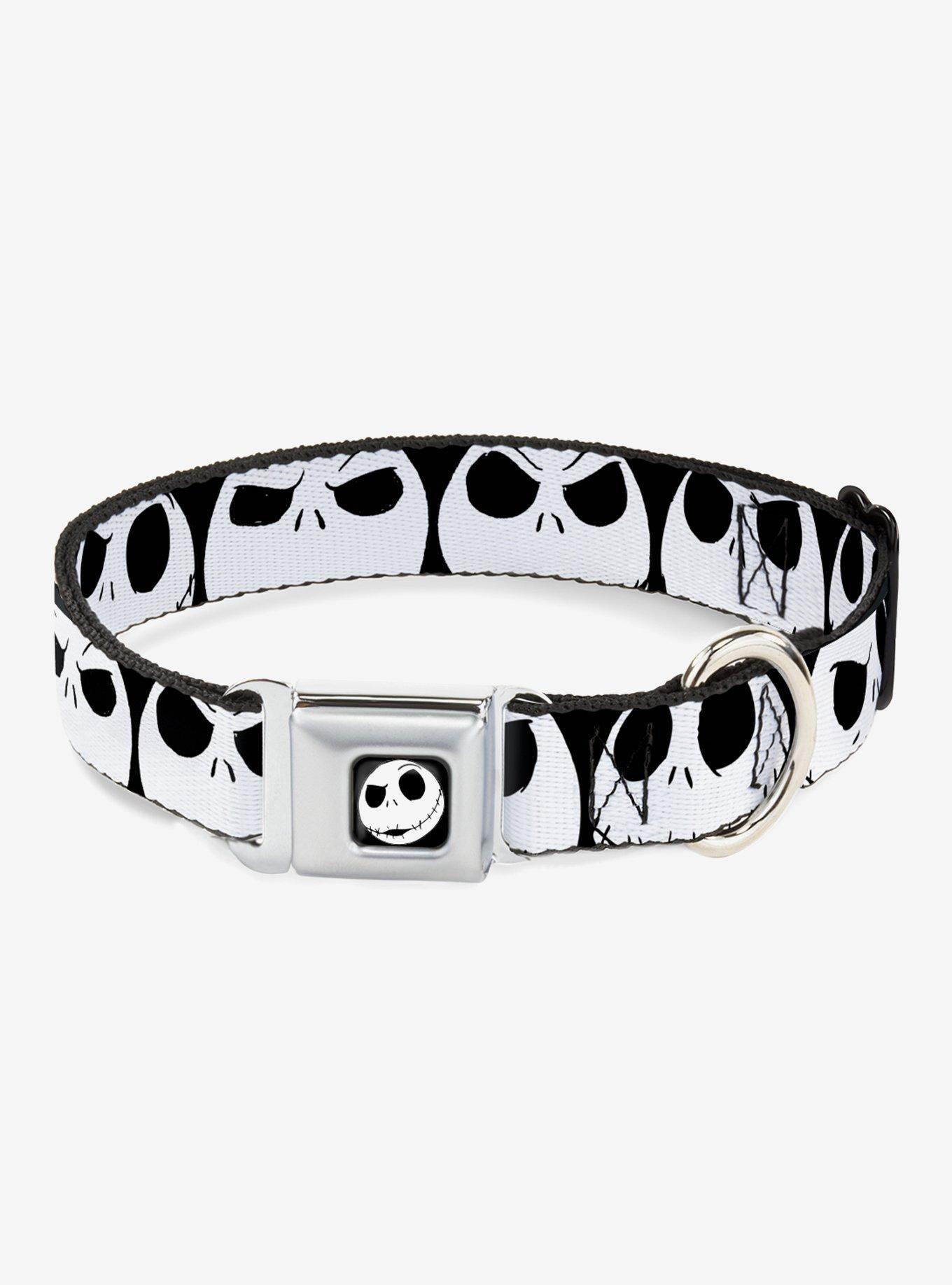 The Nightmare Before Christmas Jack Expressions Seatbelt Buckle Dog Collar, , hi-res