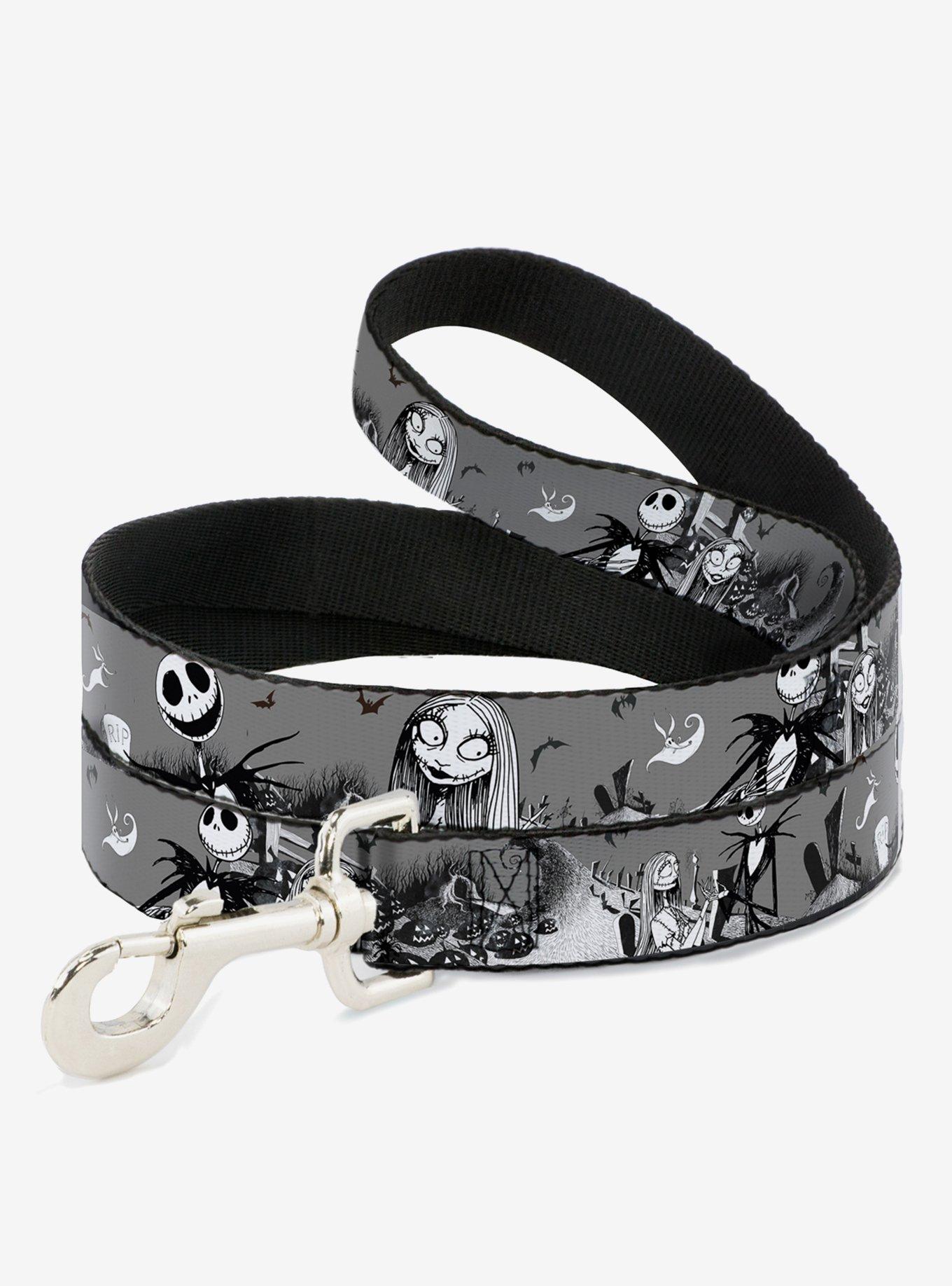 The Nightmare Before Christmas Jack And Sally Cemetery Scene Dog Leash, , hi-res
