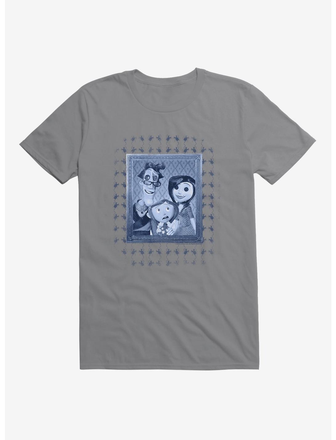Coraline Family Portrait T-Shirt, STORM GREY, hi-res