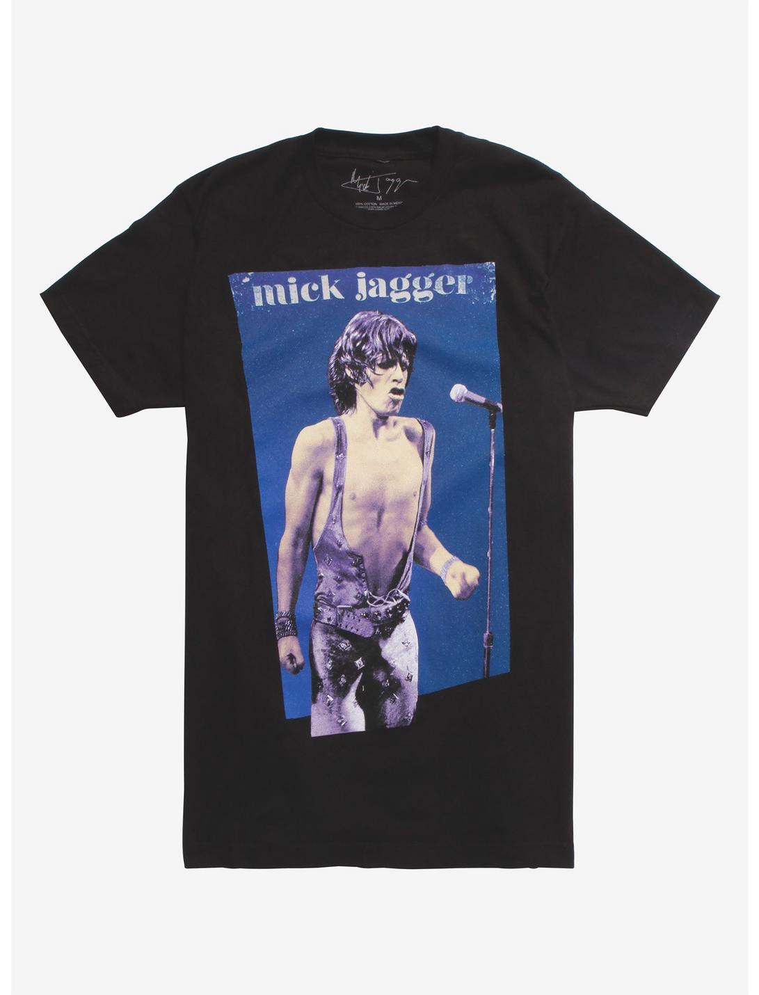 Rolling Stones Mick Jagger Rock God T-Shirt, BLACK, hi-res