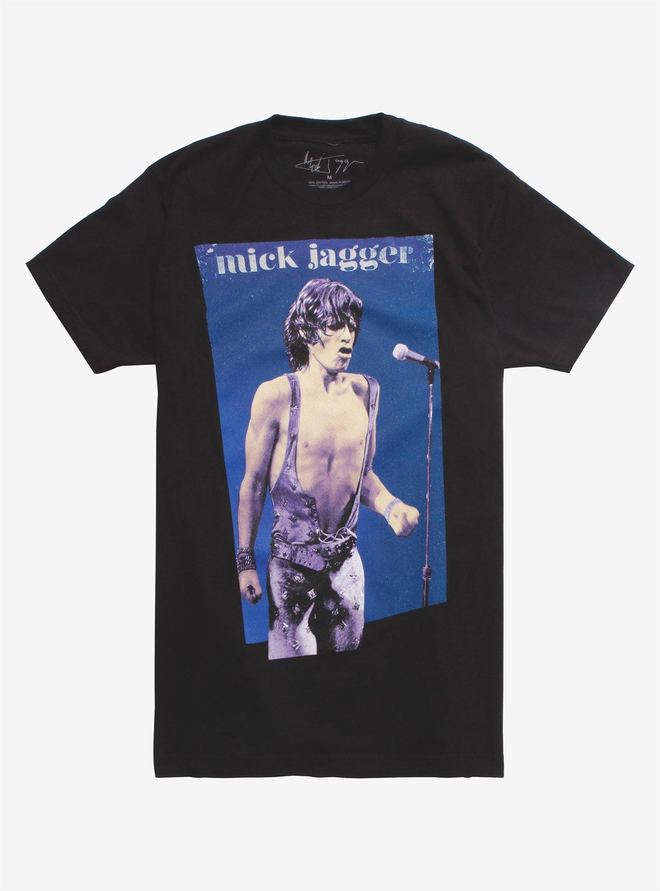 Rolling Stones Mick Jagger Rock God T-Shirt, BLACK, hi-res