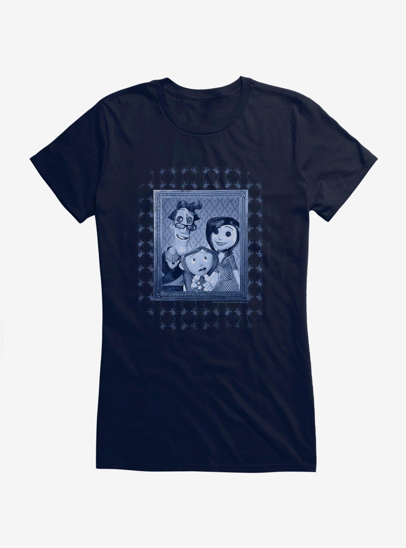Coraline Family Portrait Girls T-Shirt, , hi-res