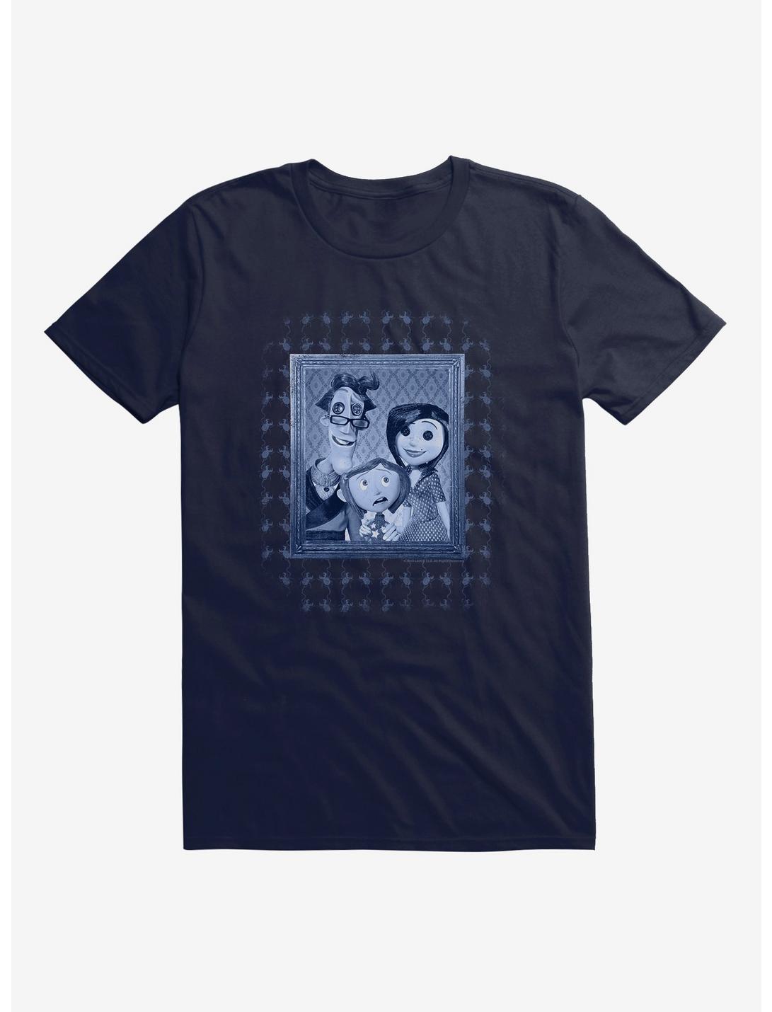 Coraline Family Portrait T-Shirt, NAVY, hi-res