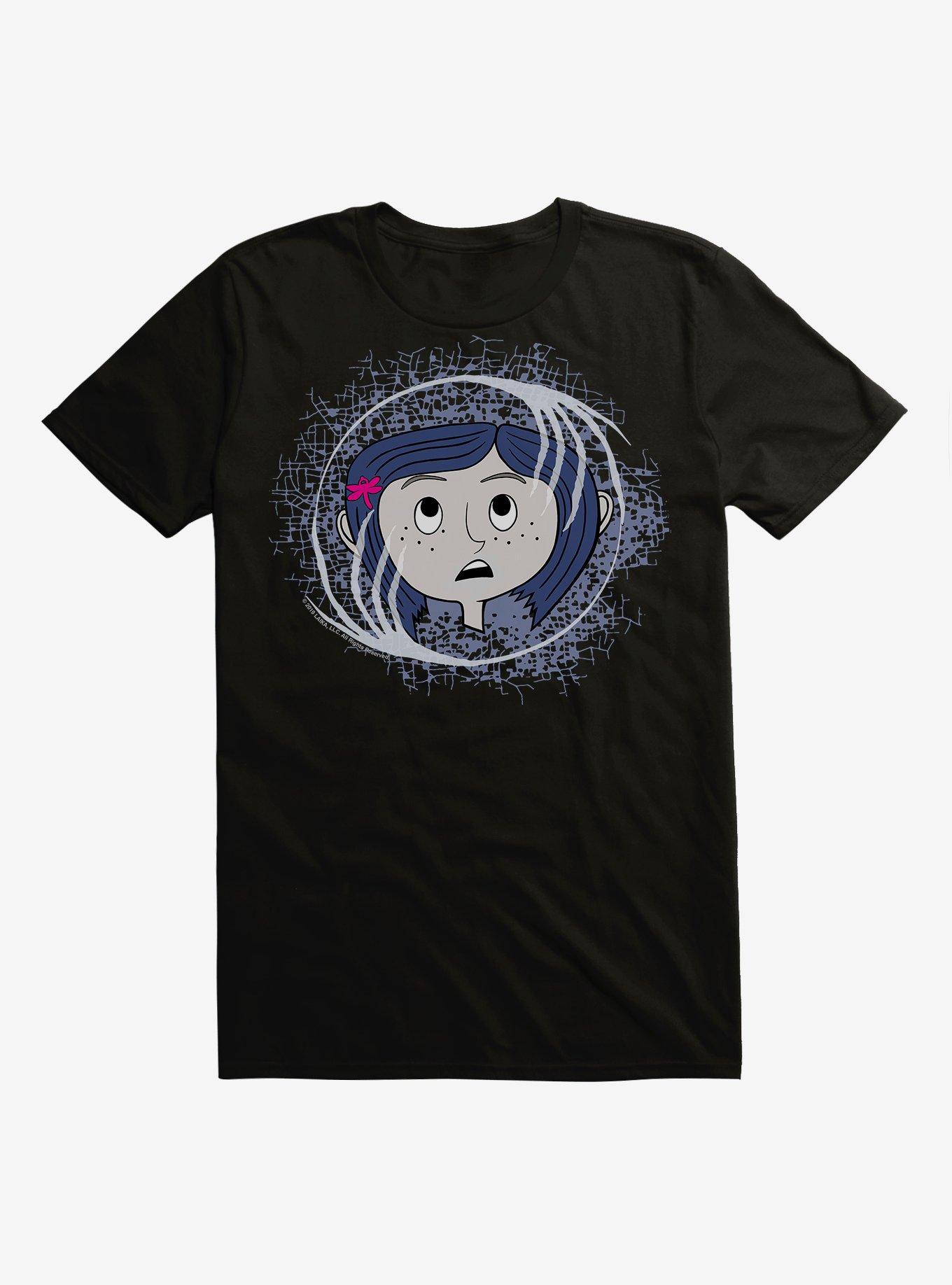 Coraline Ghost Hands T-Shirt, BLACK, hi-res