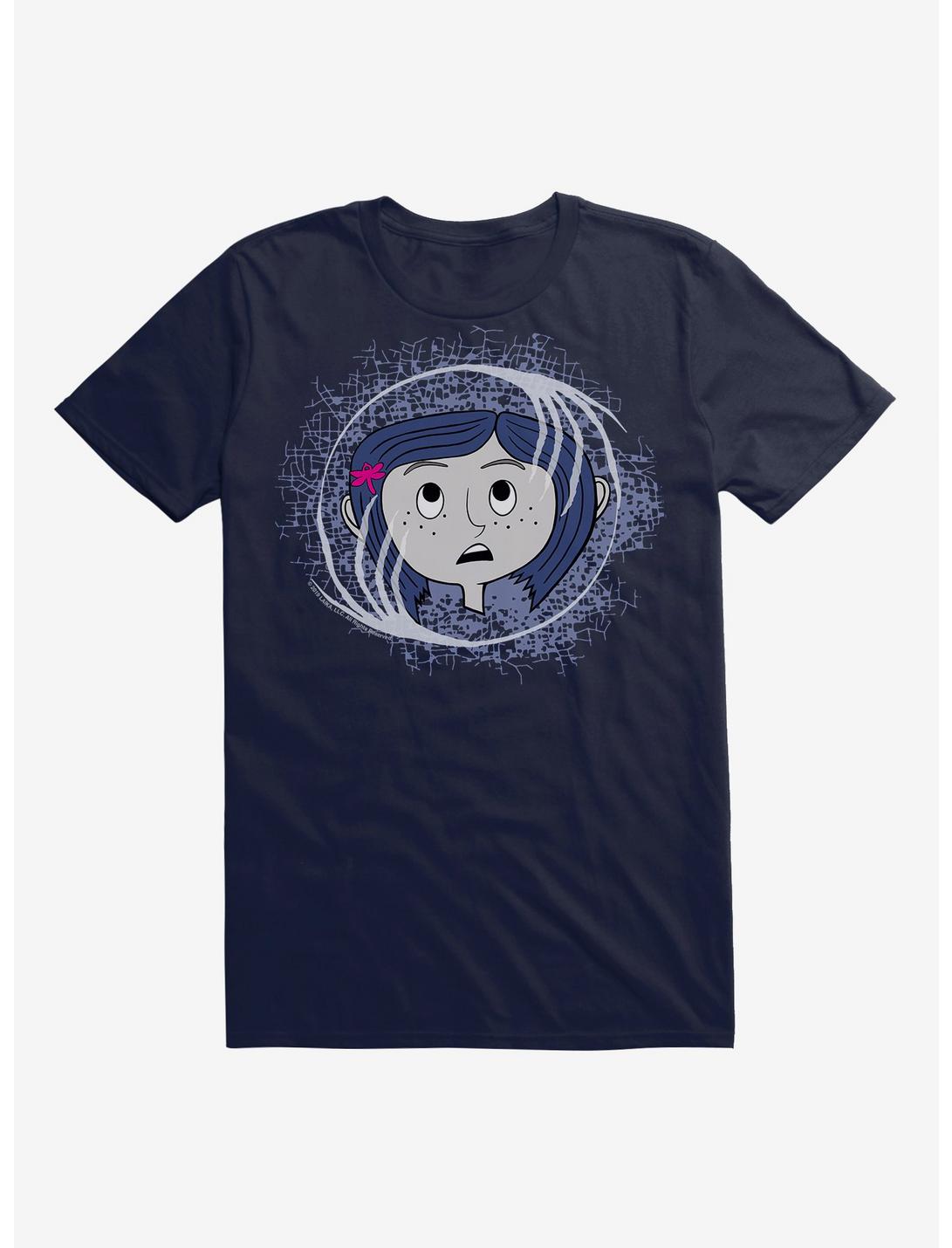 Coraline Ghost Hands T-Shirt, NAVY, hi-res