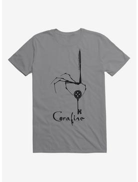 Coraline Logo T-Shirt, STORM GREY, hi-res