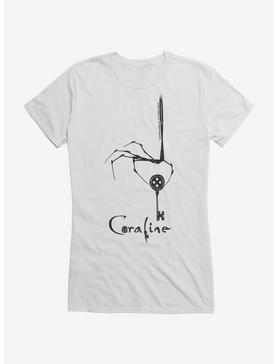 Coraline Logo Girls T-Shirt, WHITE, hi-res