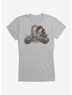 Coraline Wybie Biker Girls T-Shirt, HEATHER, hi-res