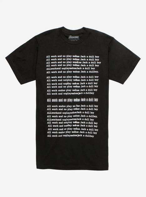 The Shining Typewriter Text Repeat T-Shirt | Hot Topic
