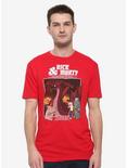 Rick and Morty Dragon Riders Manual T-Shirt, RED, hi-res